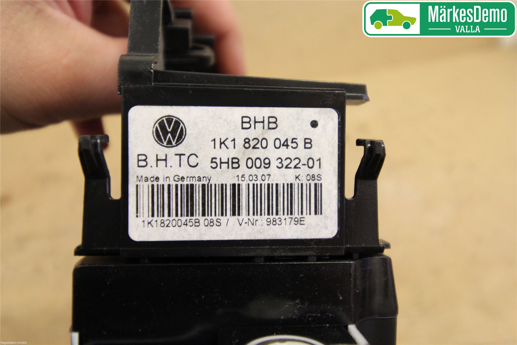 Volkswagen VW GOLF V 04-09 Ac Styrenhet Ac Manöveren