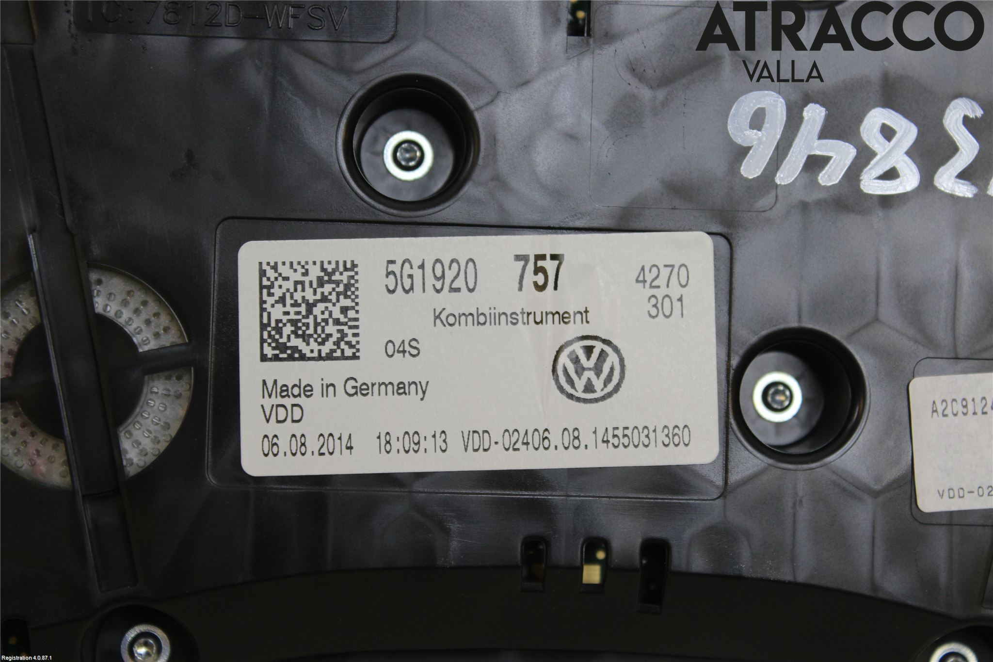 Volkswagen VW GOLF / E-GOLF VII 13-20 Instrument Komb
