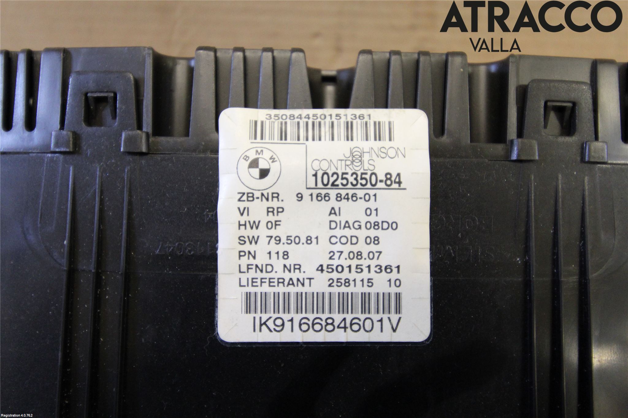 BMW 3 E90/91 SED/TOU 05-12 Instrument Komb