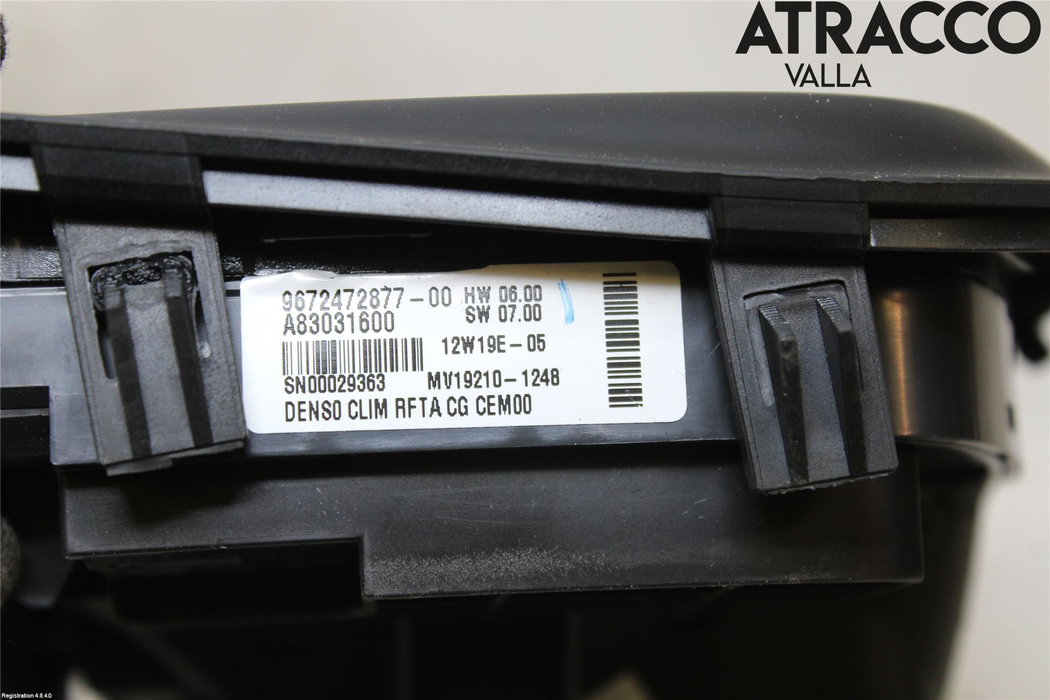 Citroen C4 GRAND PICASSO 07-13 Ac Styrenhet Ac Manöveren