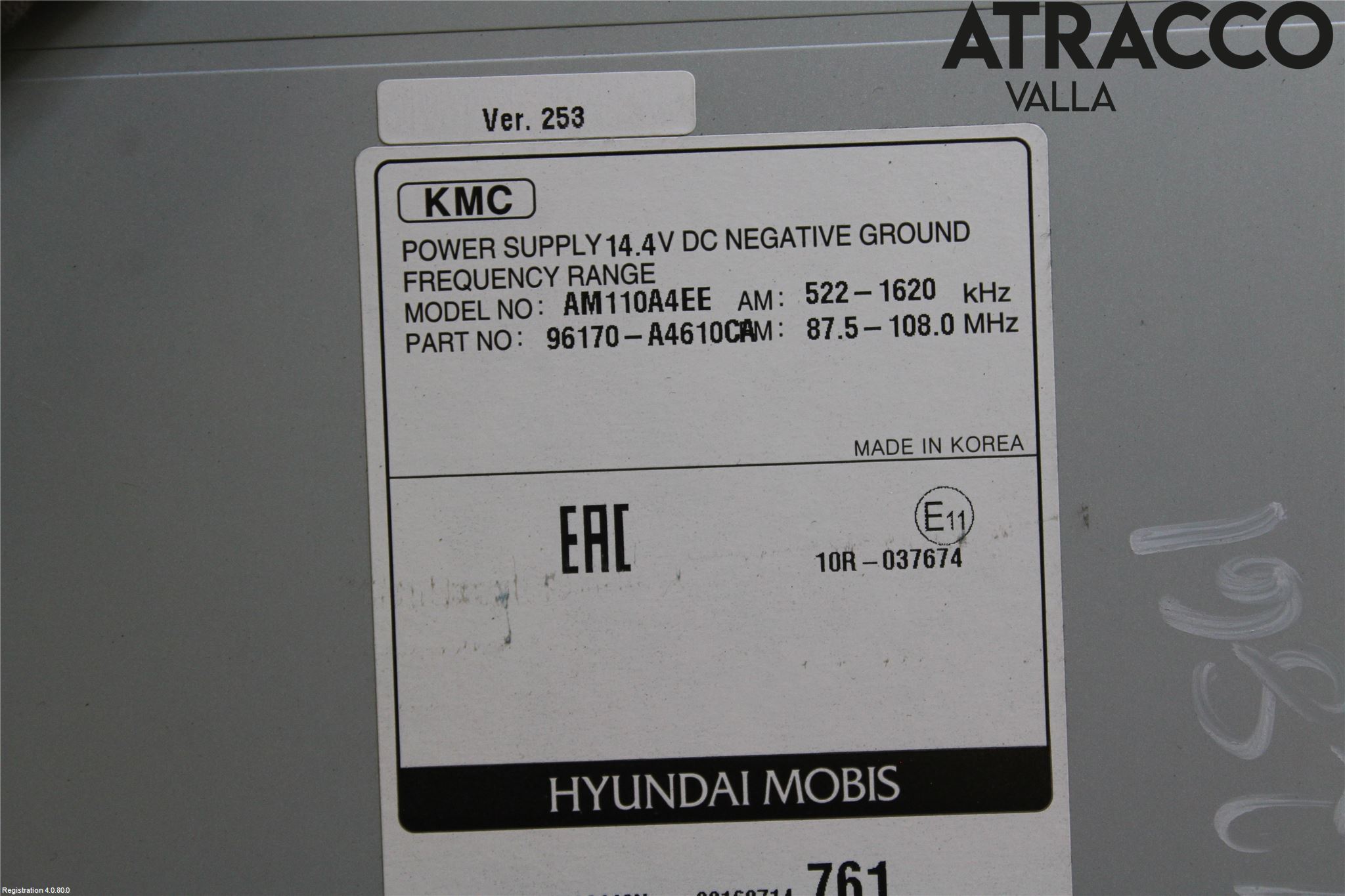 Kia CARENS III 13-19 Cd Radio - Multimediapanel