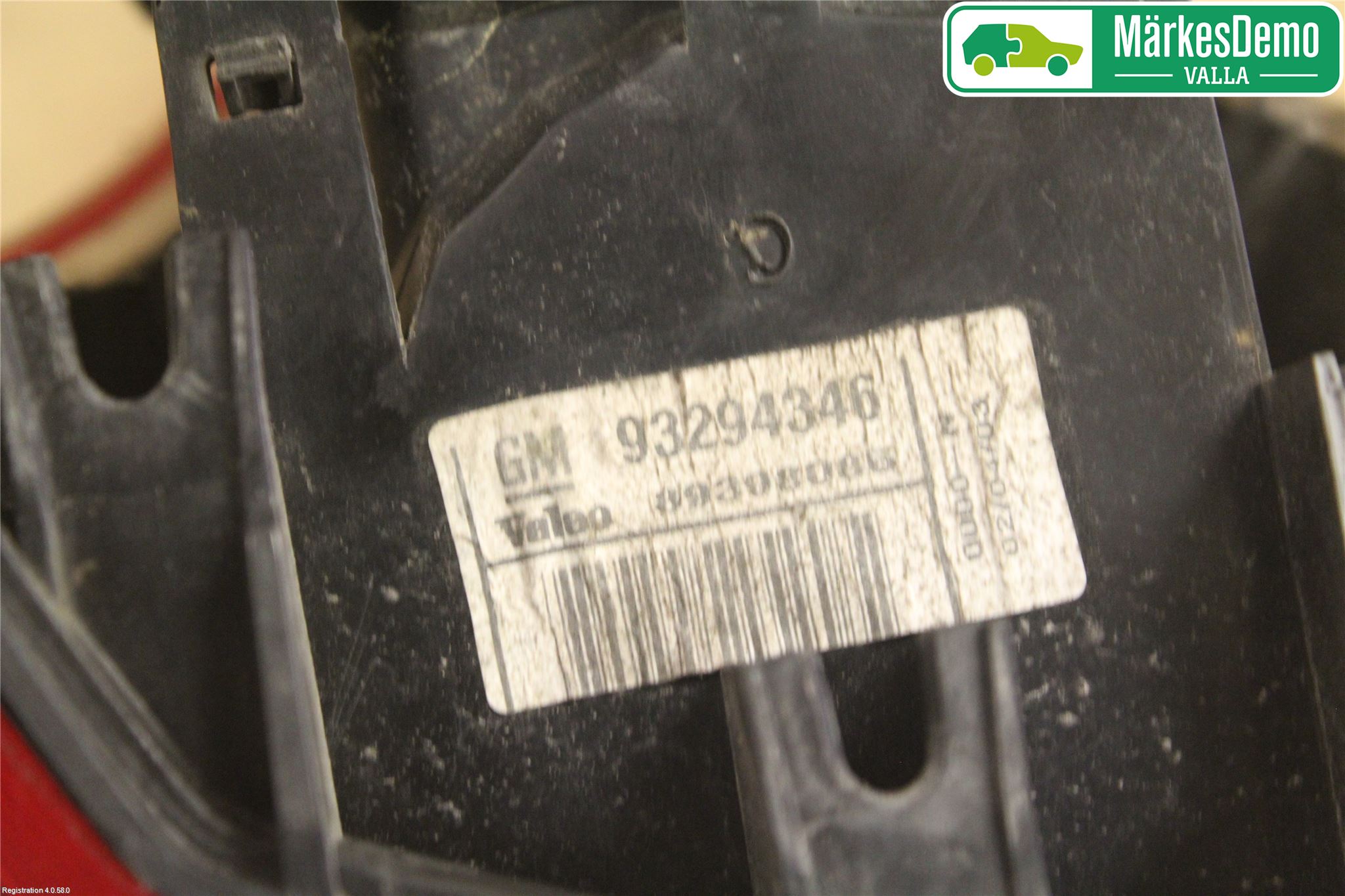 Opel MERIVA A   03-10 Bakljus Höger