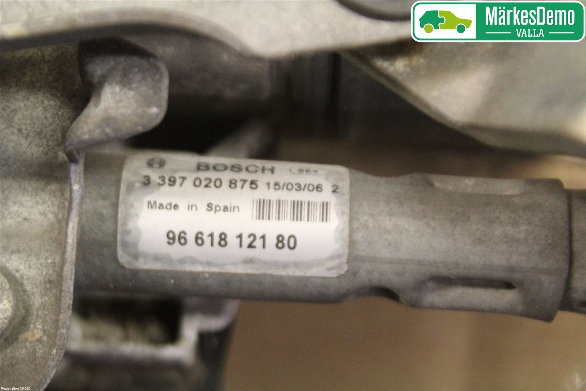 Peugeot 407 Torkarmotor Vindruta