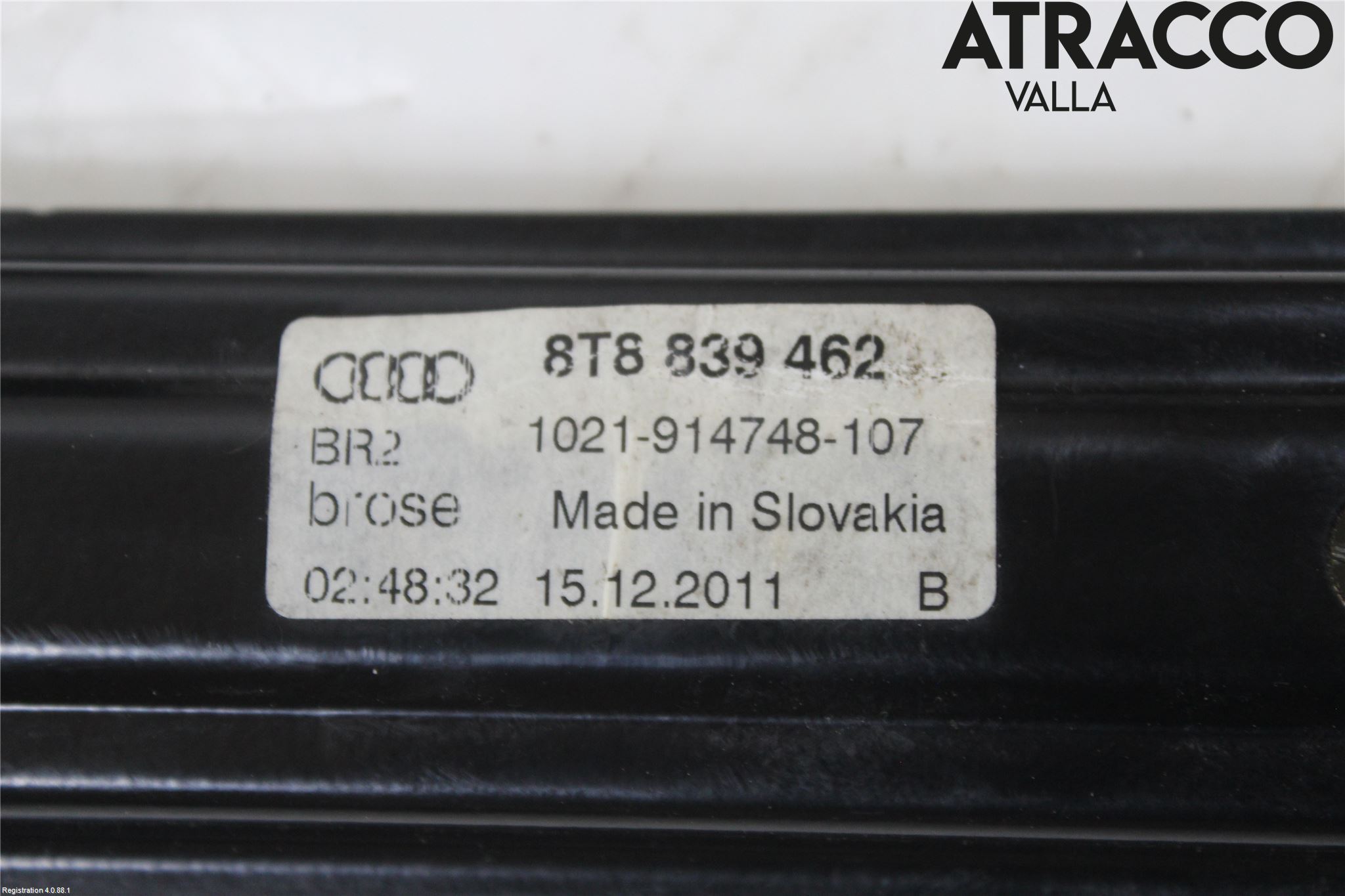 Audi A5 07-16 Fönsterhissmekanism