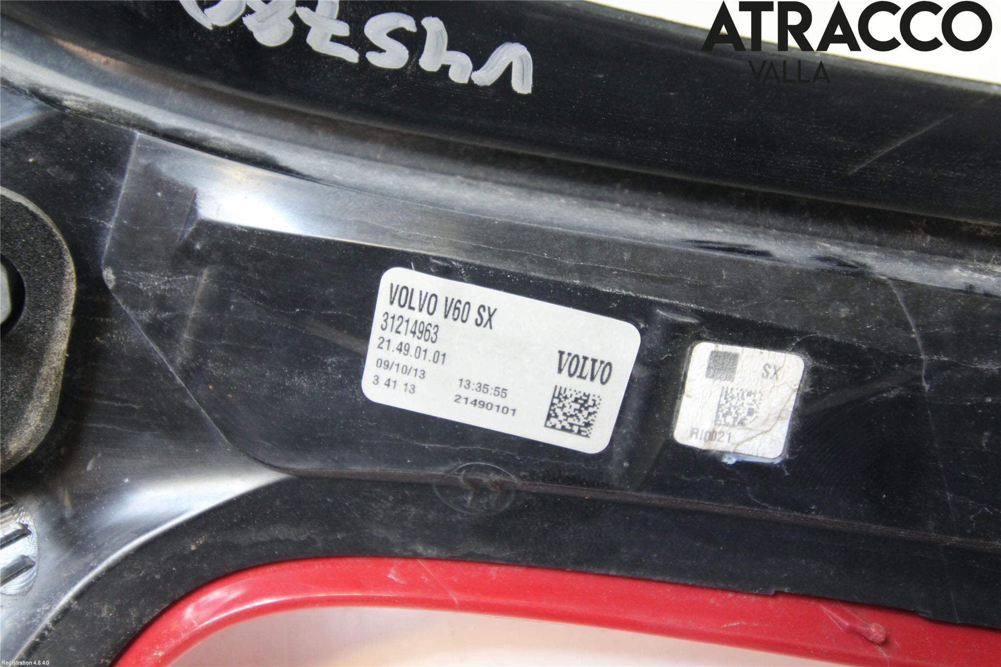 Volvo V60 14-18 Bakljus Vänster