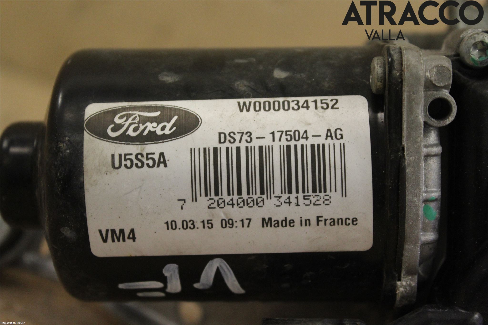 Ford MONDEO 15-22 Torkarmotor Vindruta