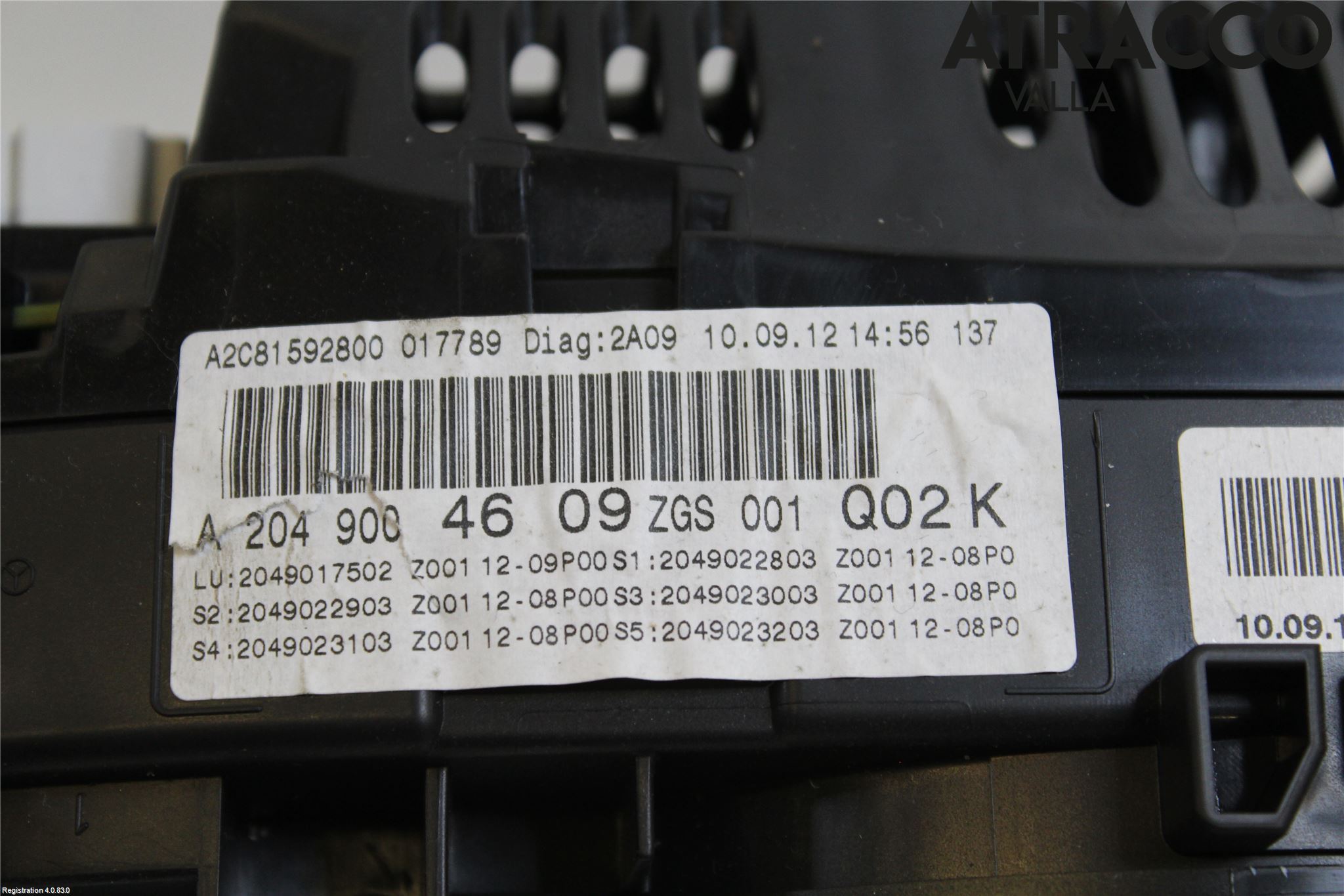 Mercedes-Benz MB C-KLASS (W204) 07-15 Instrument Komb