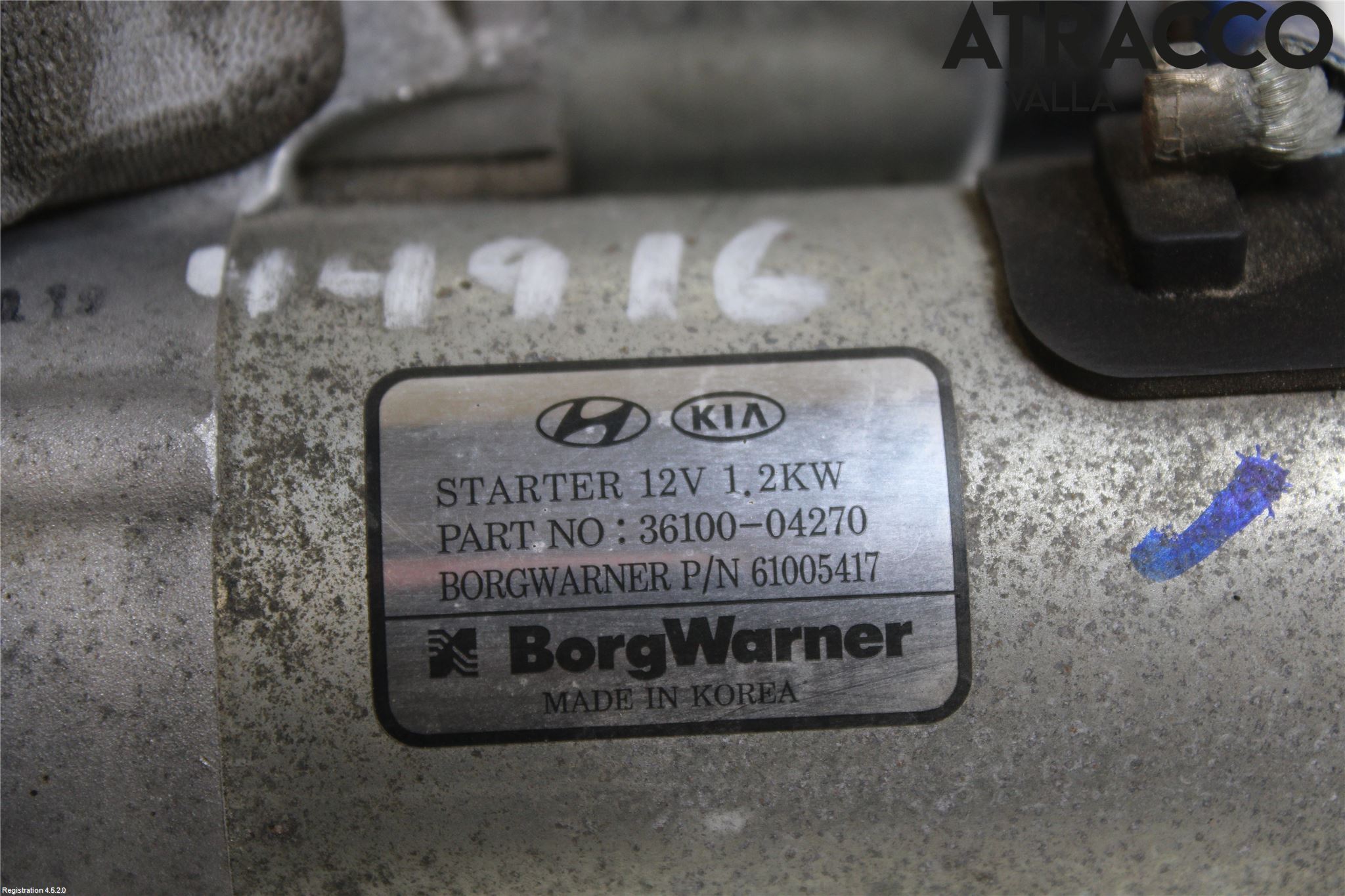 Kia RIO 17- Startmotor
