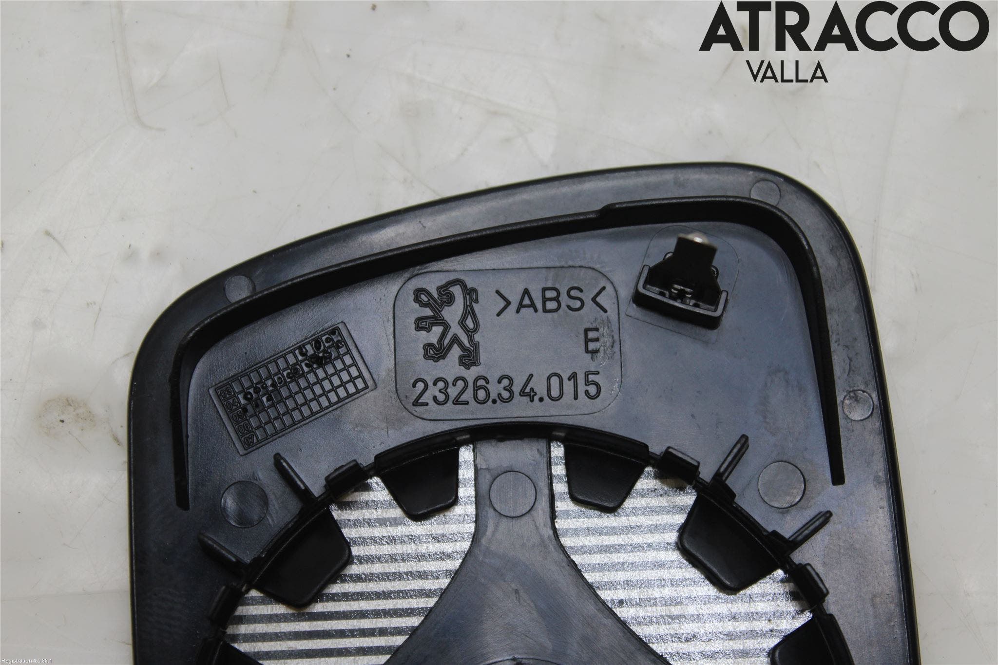 Peugeot 407 Spegelglas Vä