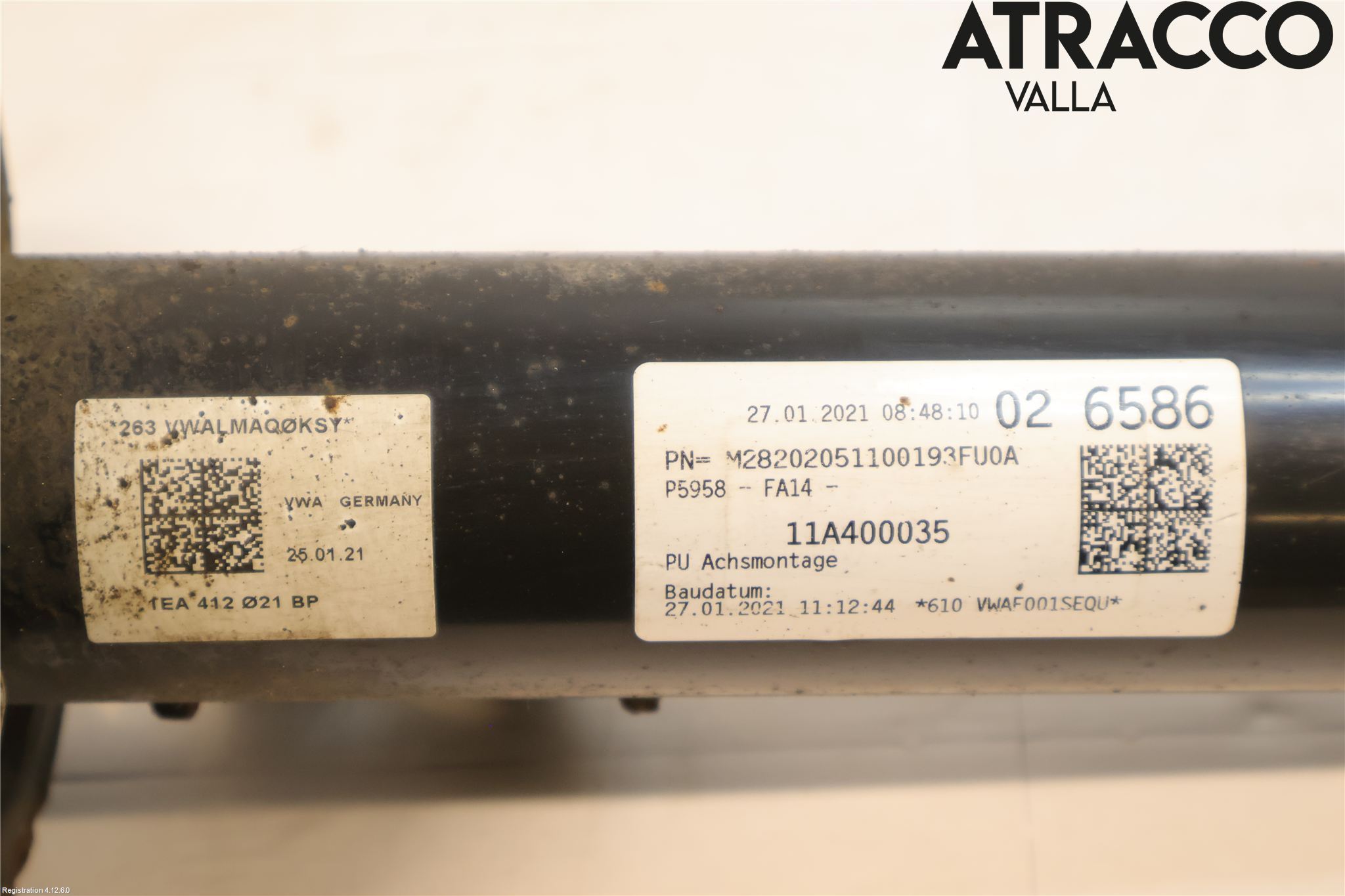 Volkswagen VW ID.4 21- Fjäderben Fram Vänster