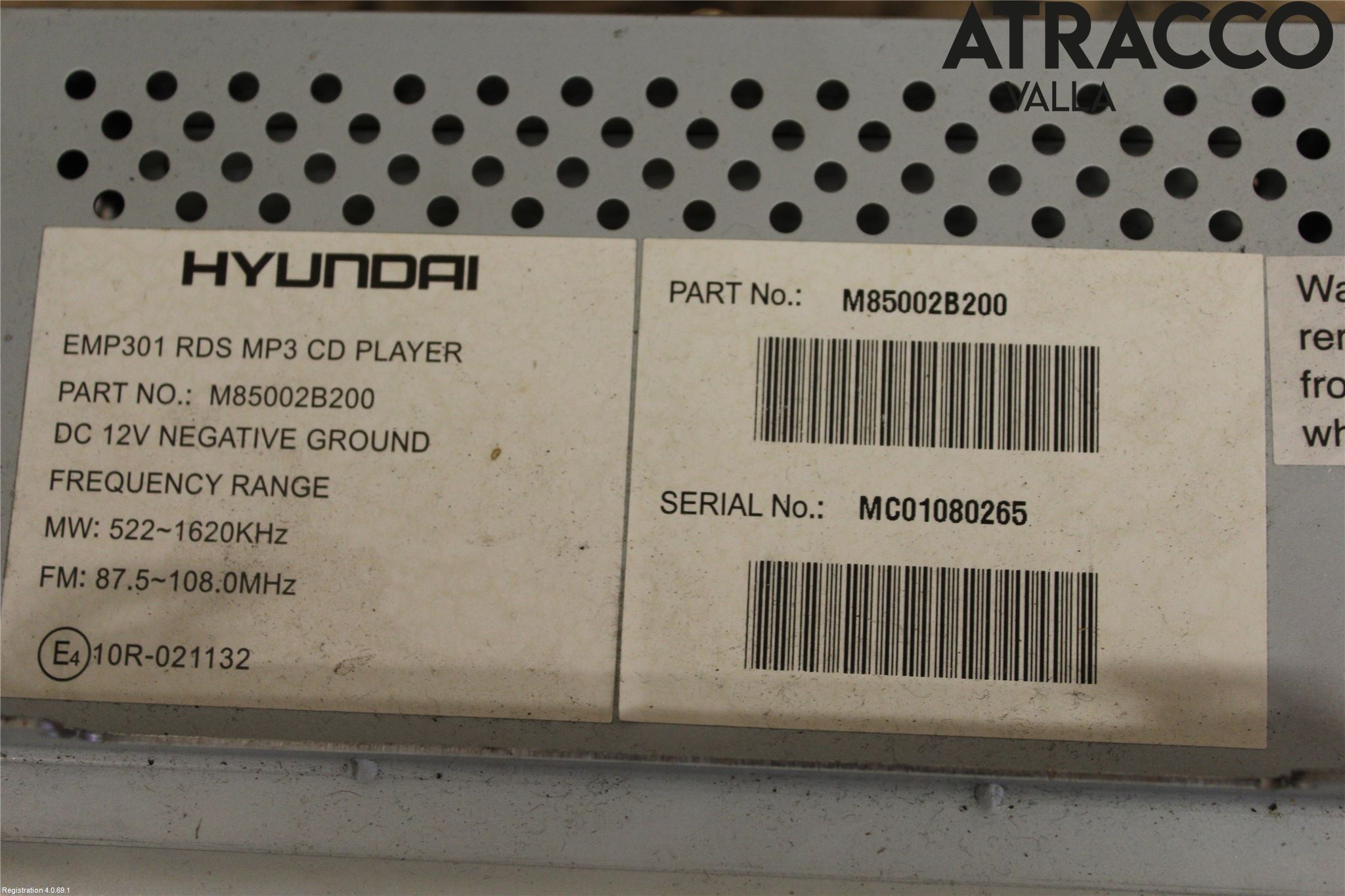 Hyundai SANTA FE  06-12 Cd Radio - Multimediapanel