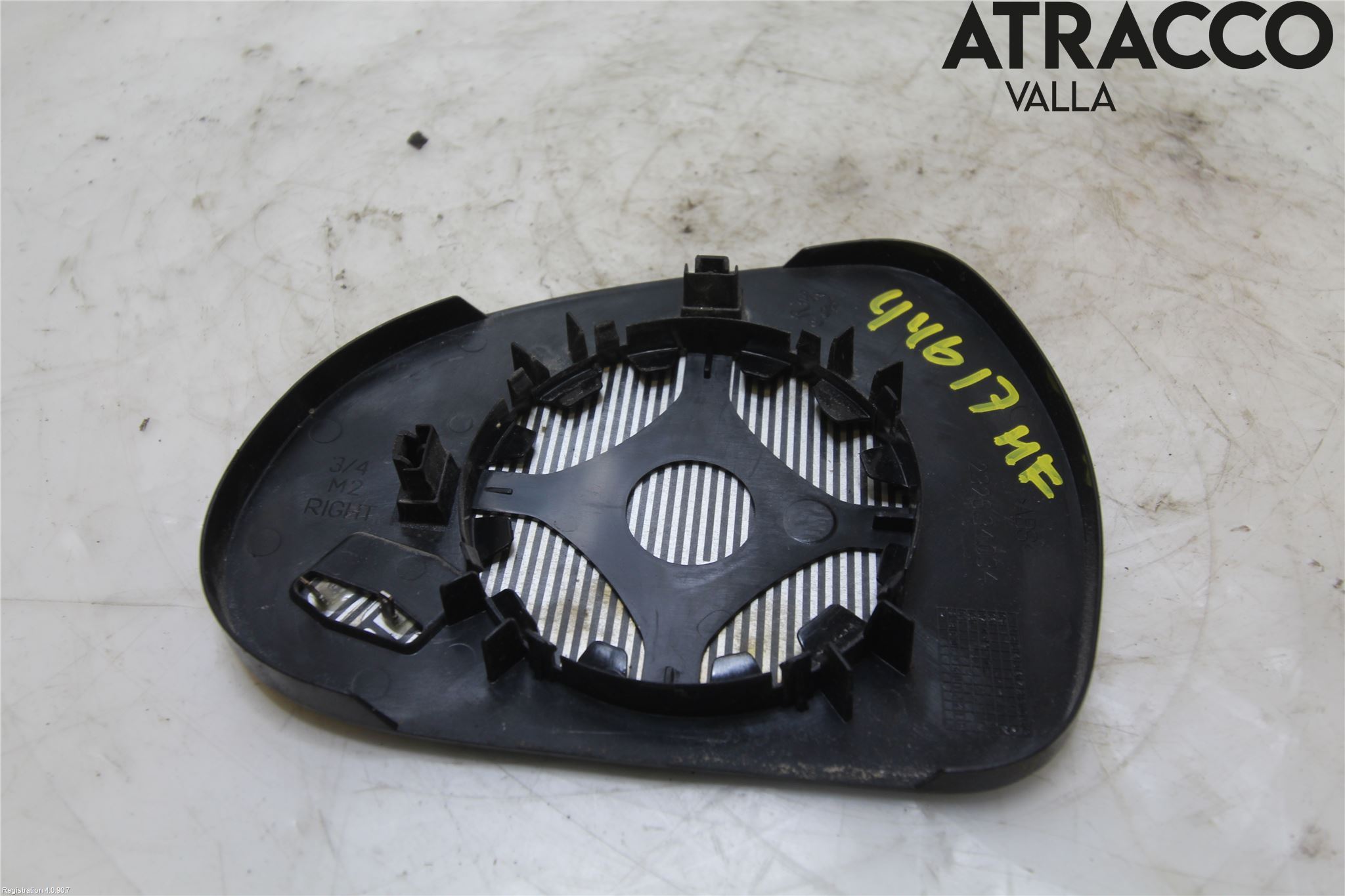 Peugeot 207 Spegelglas Hö