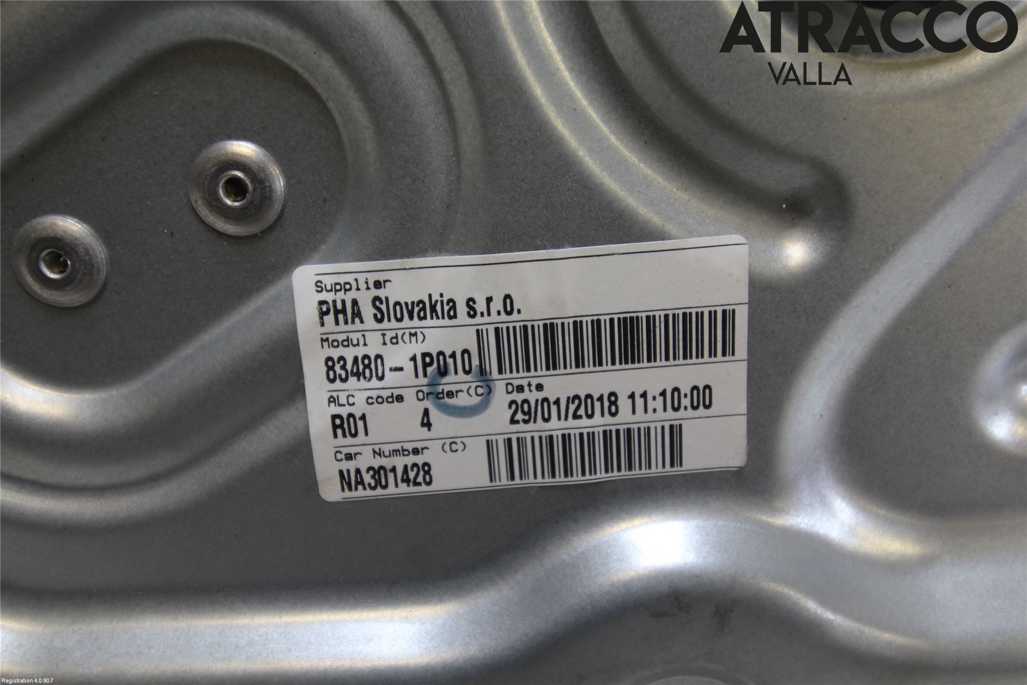 Kia VENGA 10-19 Fönsterhiss El Kompl