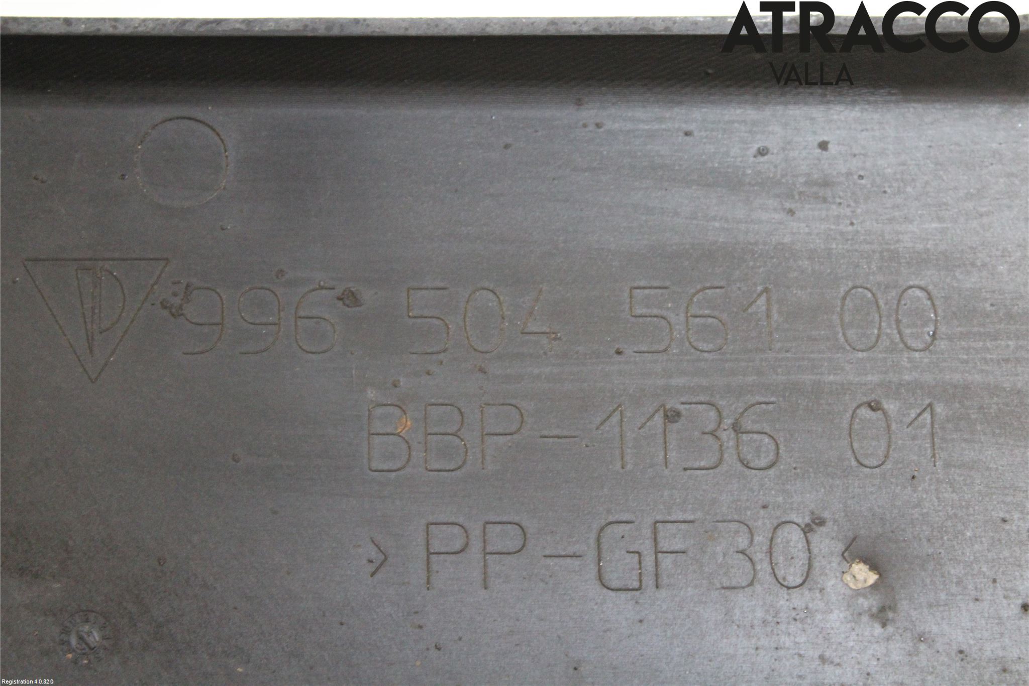 Porsche 911 (996) 98-05 Hasplåt Plåt-Plast
