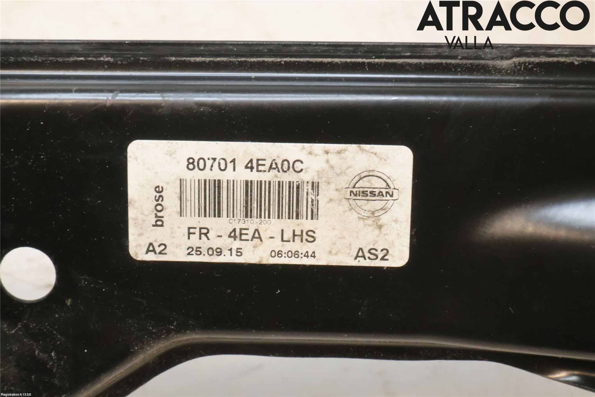 Nissan QASHQAI 14-17 Fönsterhiss El Kompl