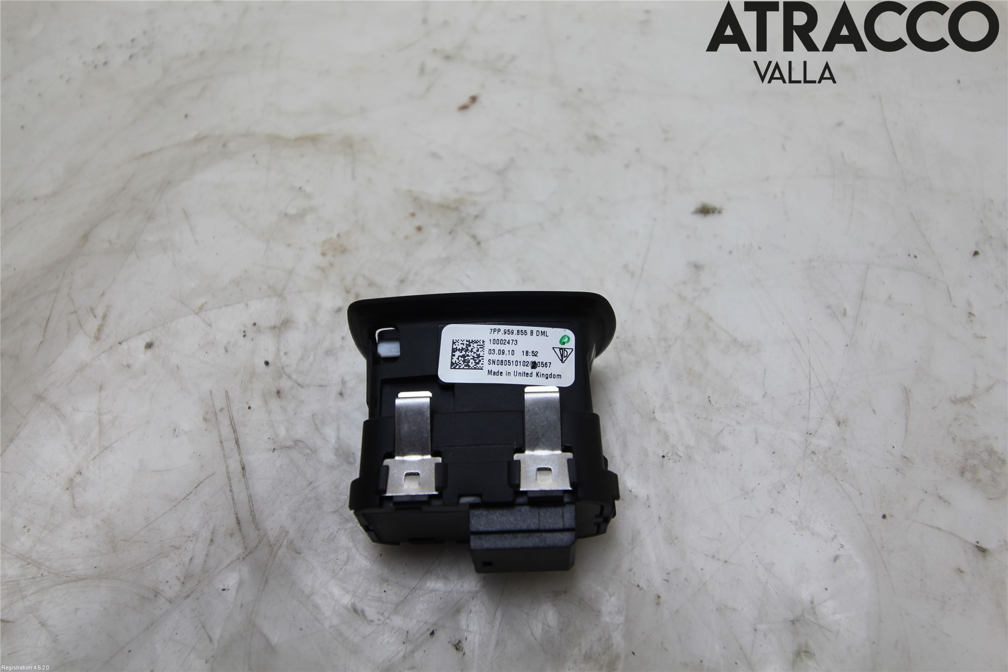 Porsche PANAMERA 09- Strömställare Elhiss