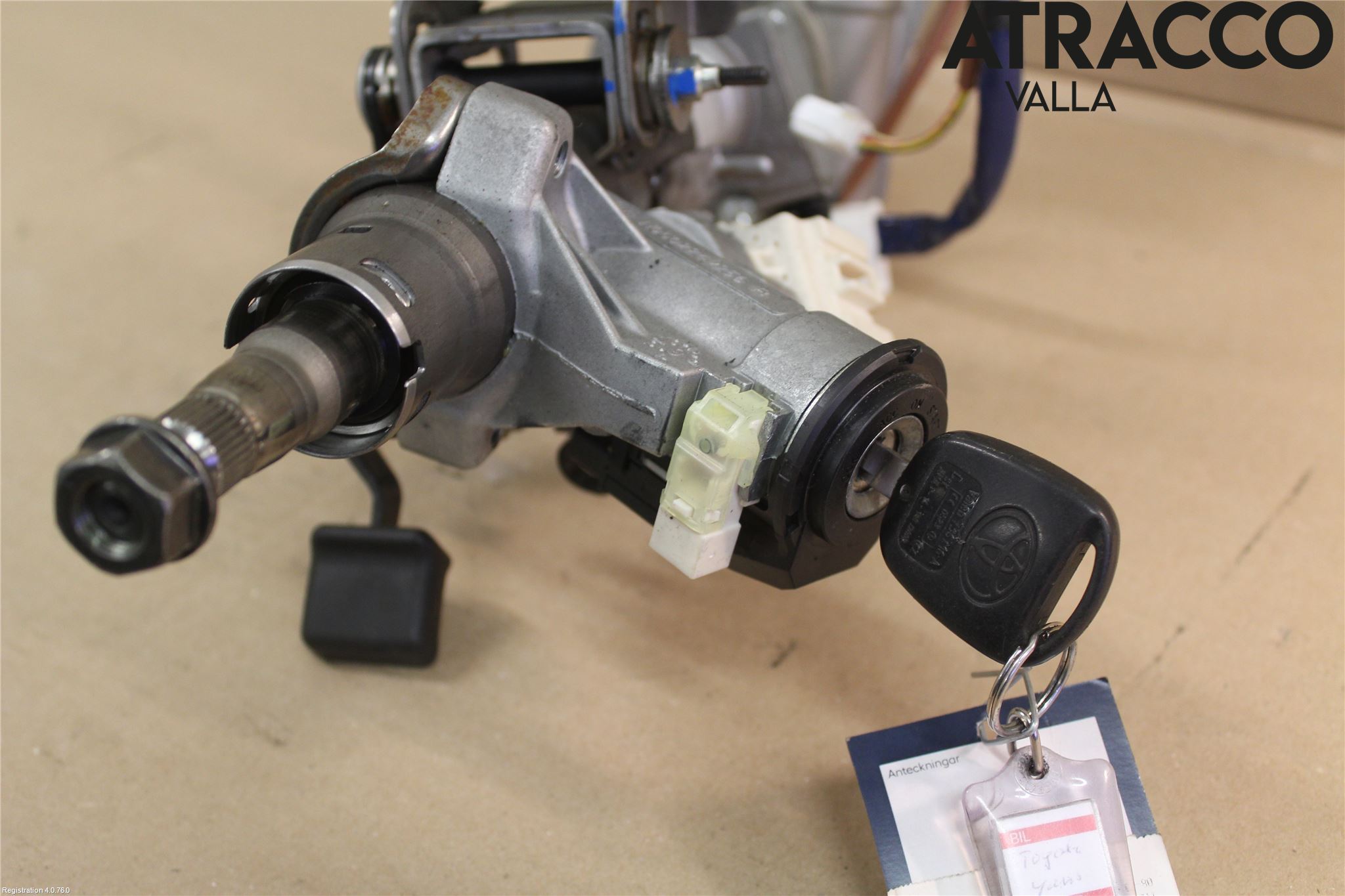 Toyota YARIS XP90 06-11 Rattaxelagg Med Inb Servo
