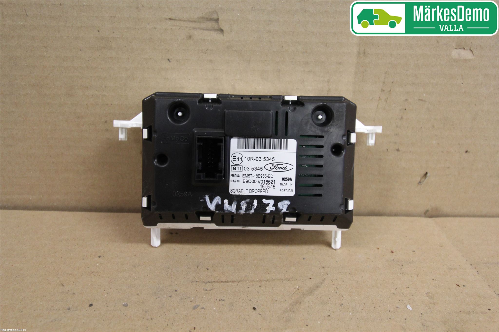 Ford TRANSIT/TOURNEO CONNECT 13-22 Bildskärm