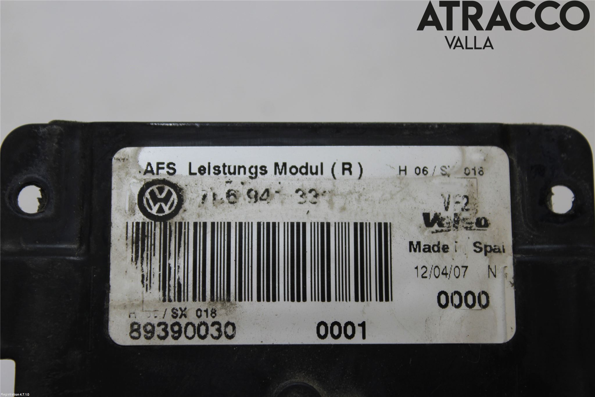 Volkswagen VW PASSAT 05-11 Styrenhet Strålkastare