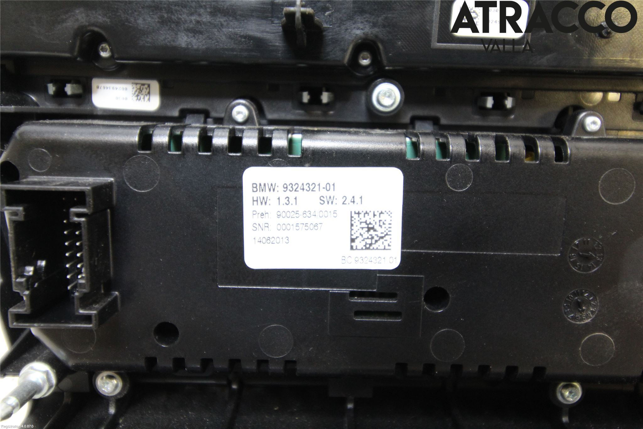 BMW 5 F10/F11/F18 09-17 Ac Styrenhet Ac Manöveren