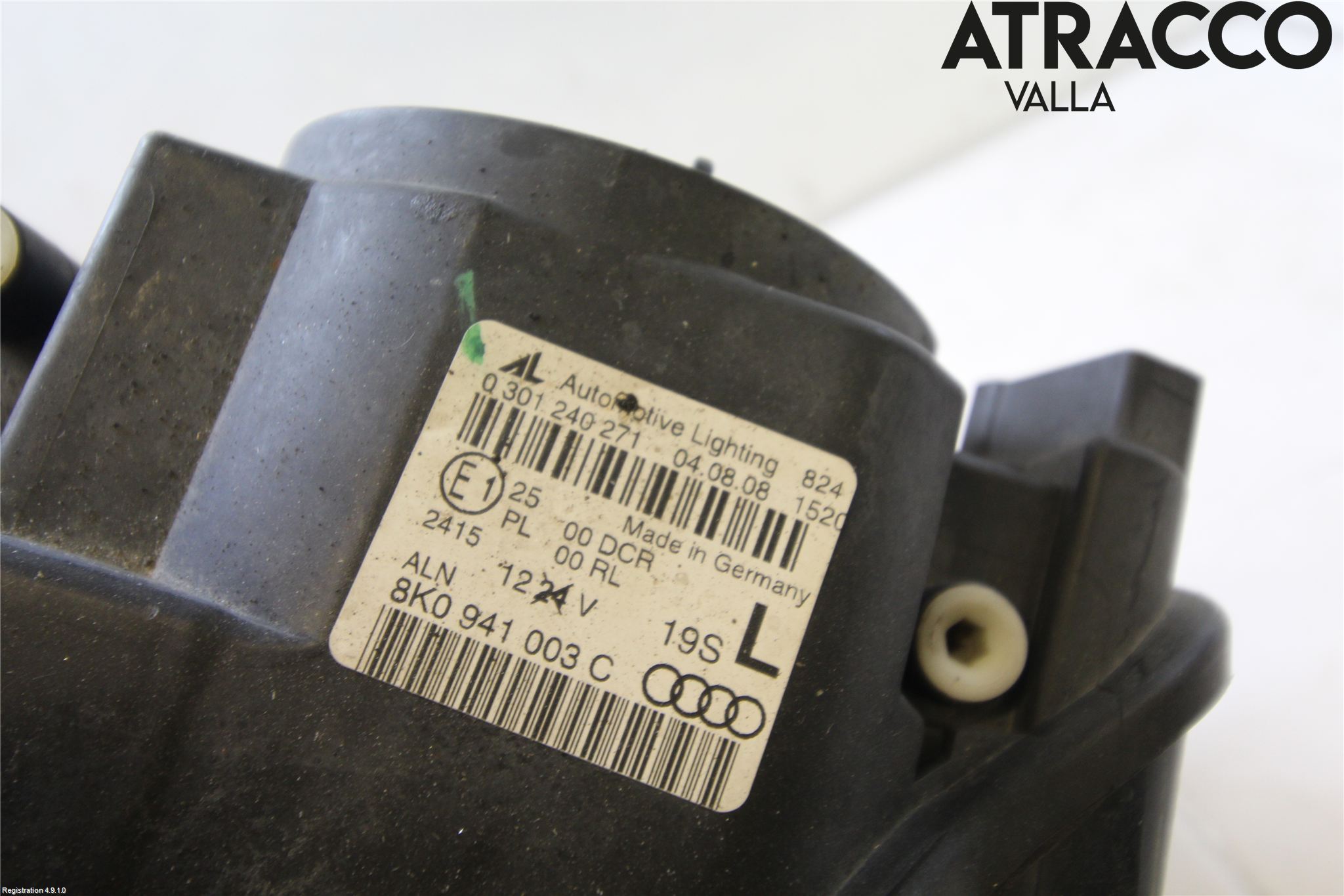 Audi A4/S4 08-11 Strålkastare Vänster