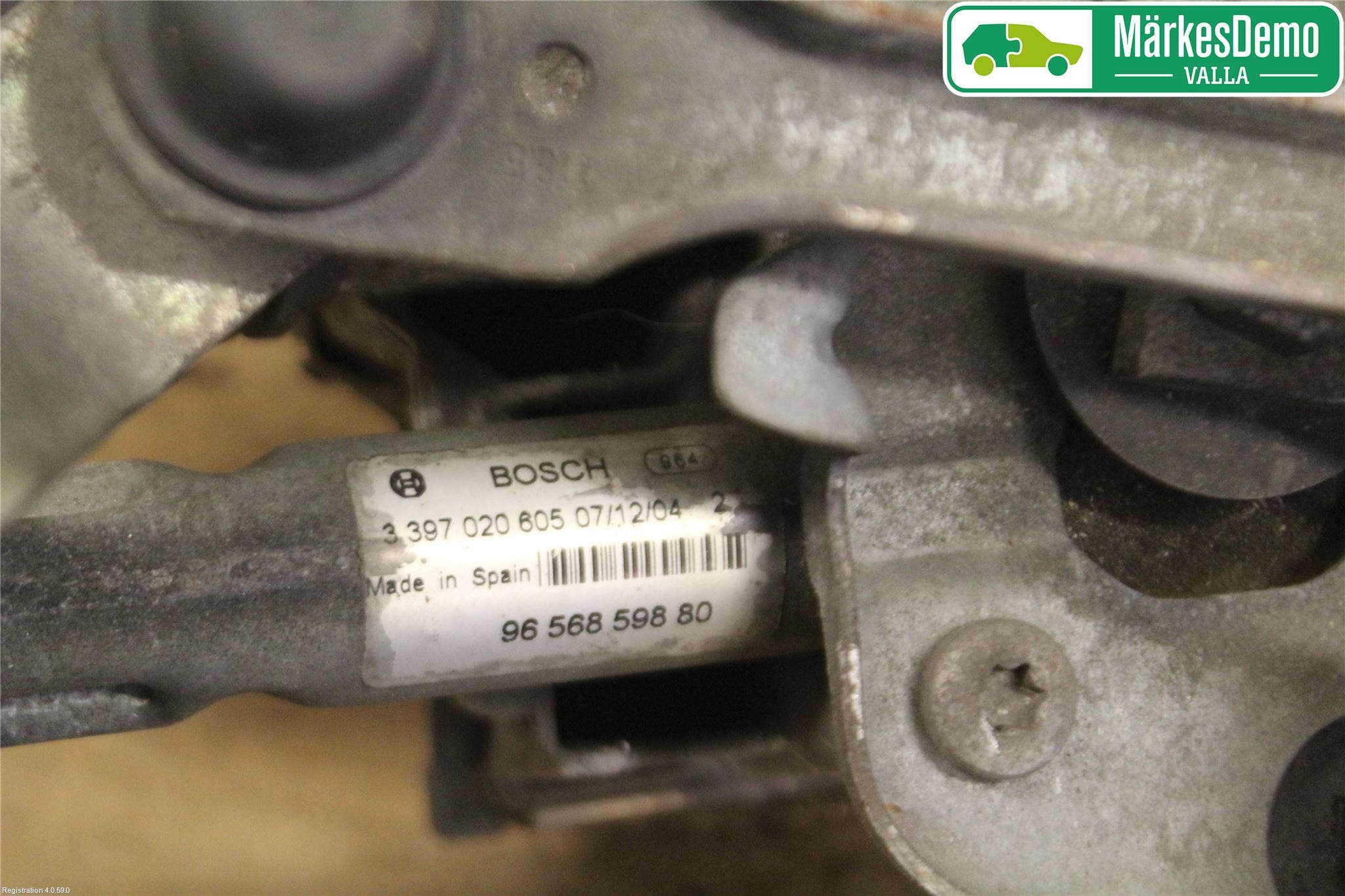 Peugeot 407 Torkarmotor Vindruta