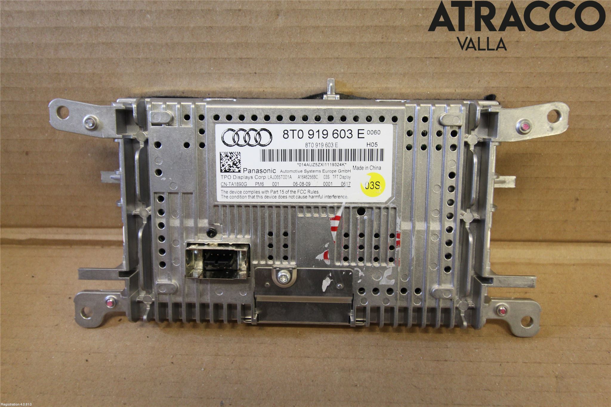 Audi A4/S4 08-11 Multifunktionsdisplay