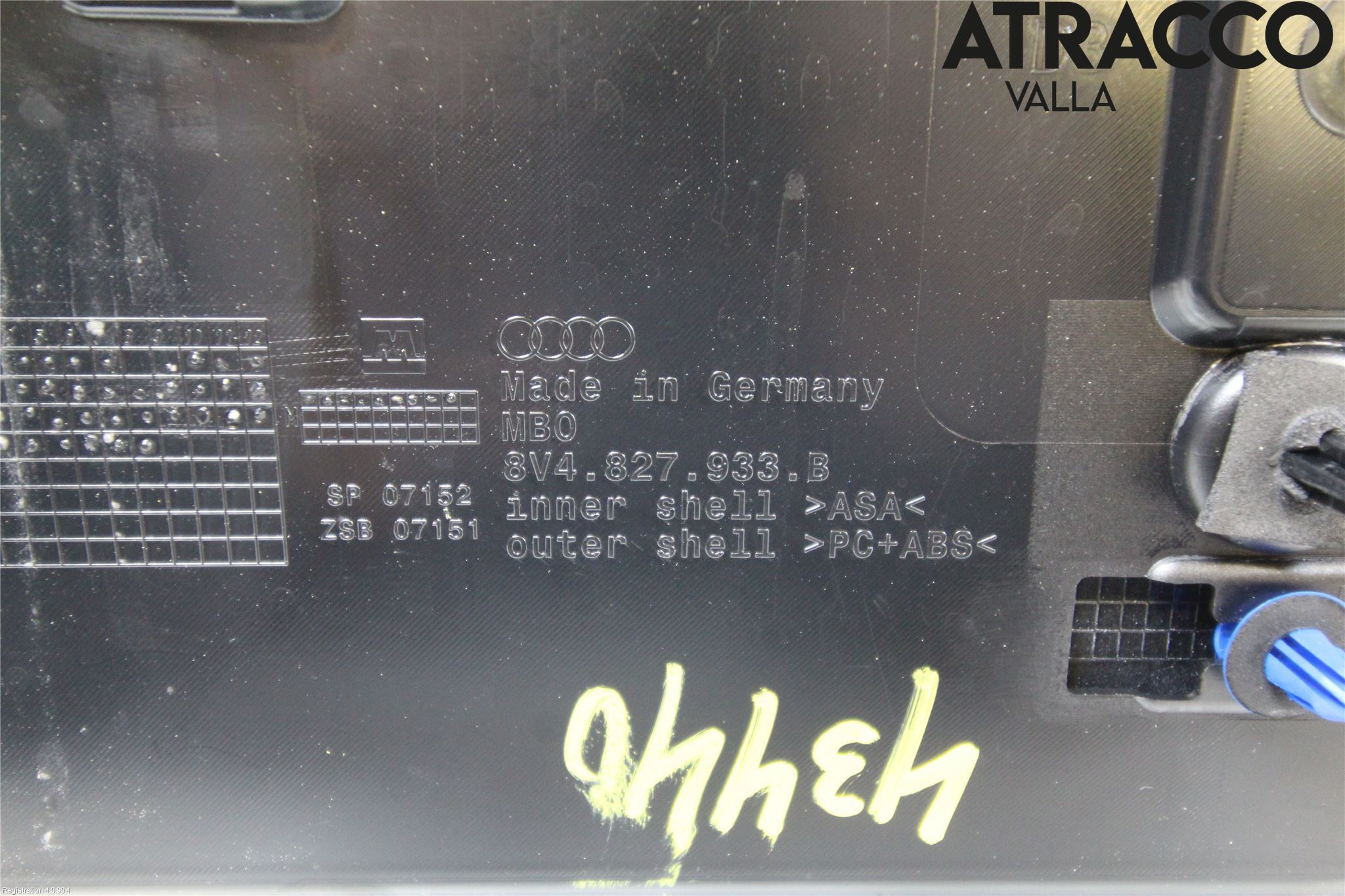 Audi A3/S3 8V 13-20 Spoiler Baklucka