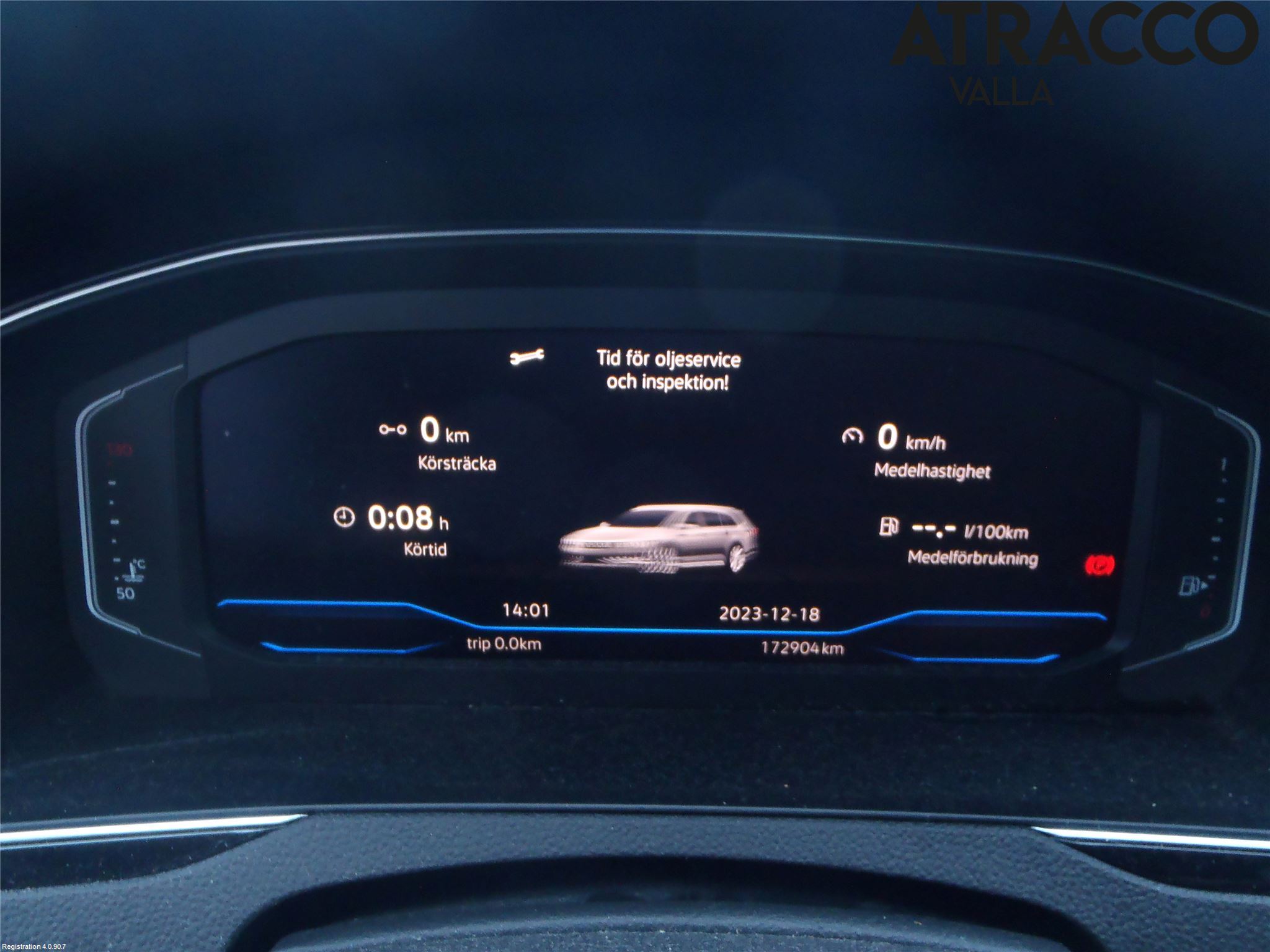 Volkswagen VW PASSAT 15-19 Instrument Komb