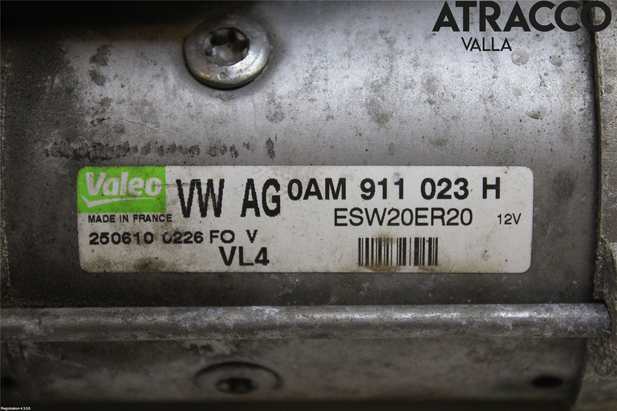 Audi A3/S3 05-13 Startmotor Diesel