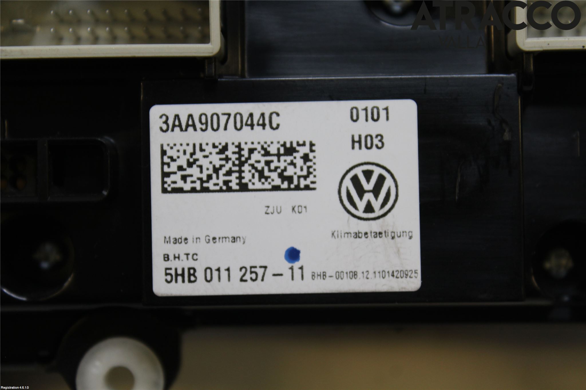 Volkswagen VW PASSAT 11-14 Ac Styrenhet Ac Manöveren