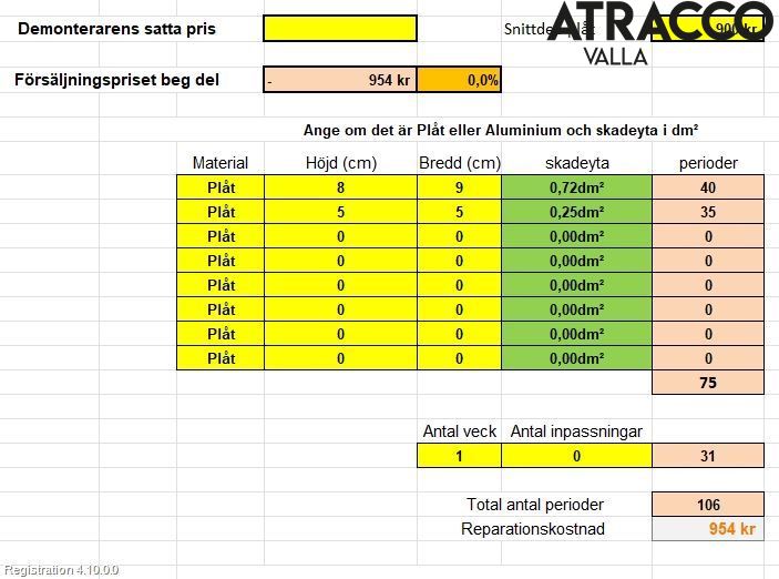 BMW 3 F30/F31/F80 12-19 Dörr Fram Vänster