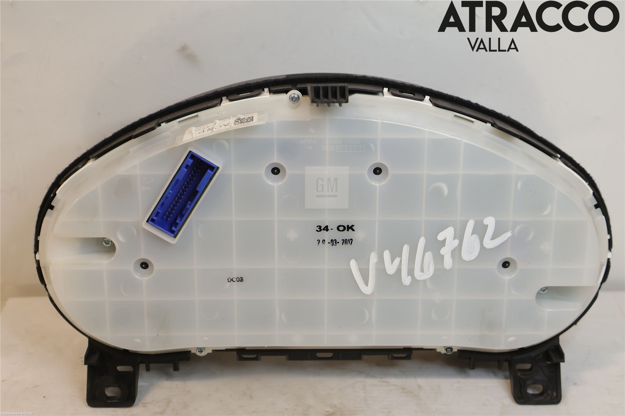 Opel ZAFIRA C 12-19 Instrument Komb