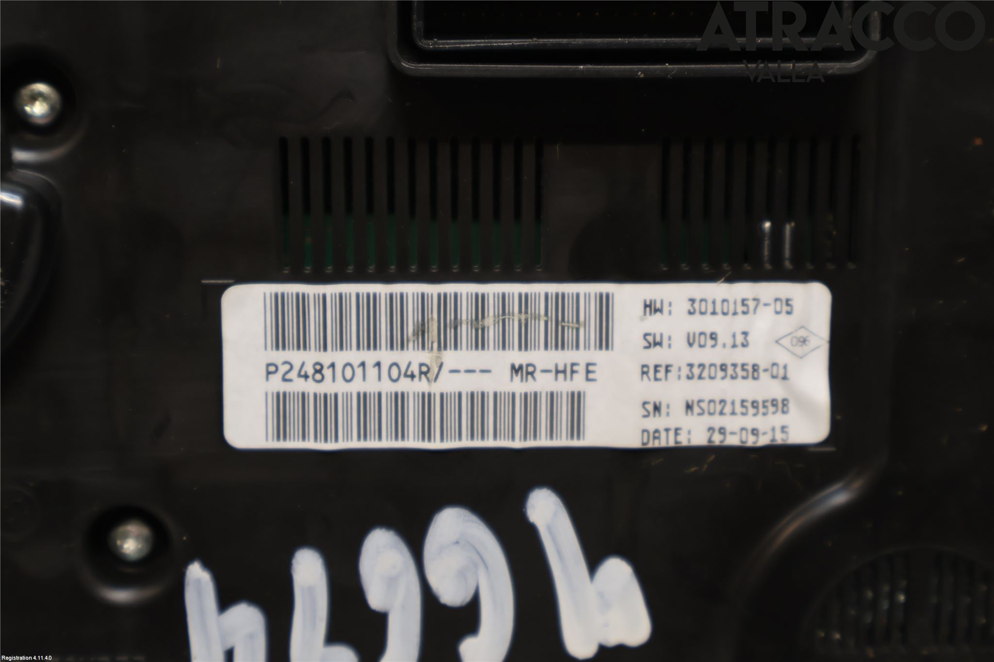 Renault KADJAR 15- Instrument Komb