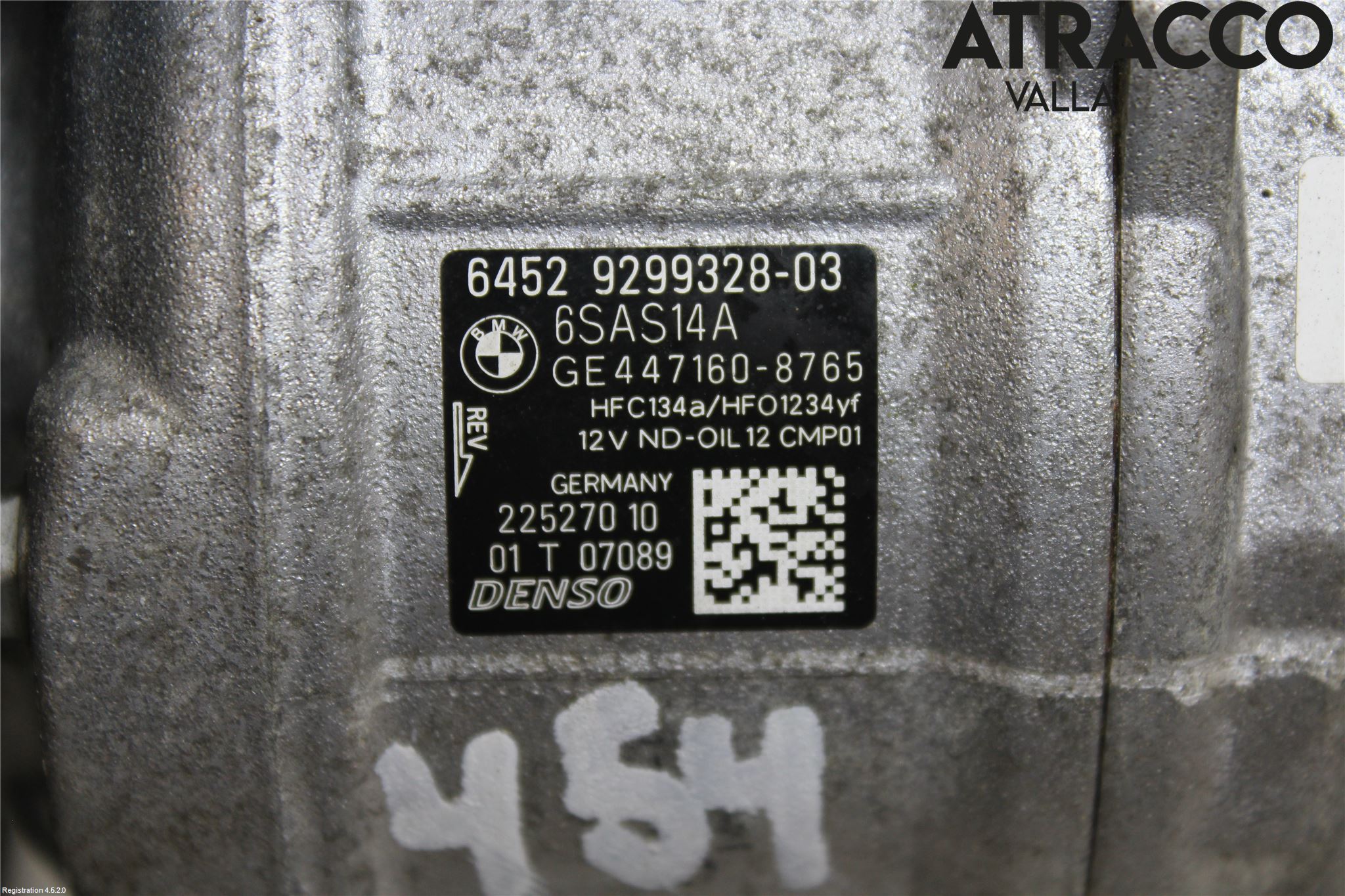 BMW 3 F30/F31/F80 12-19 Ac Kompressor