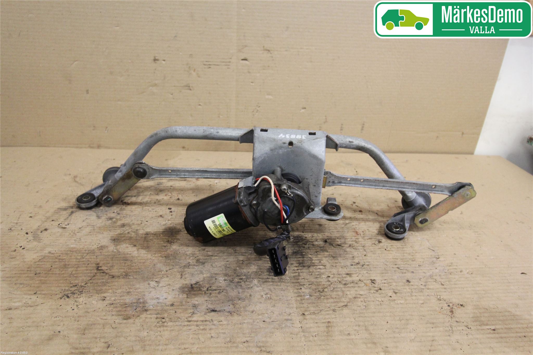 Citroen JUMPY -07 Torkarmekanism Vindruta