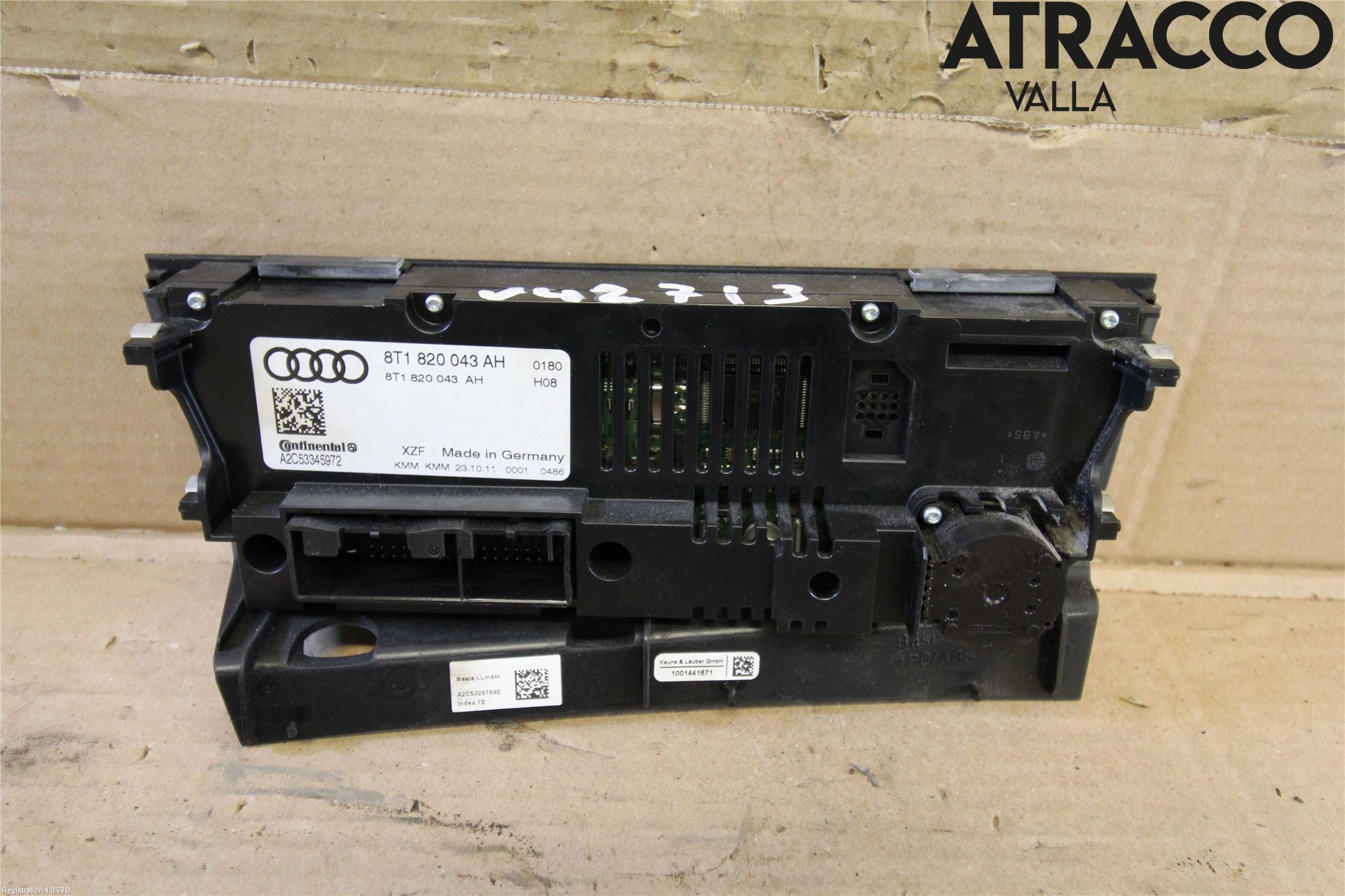 Audi A4/S4 08-11 Ac Styrenhet Ac Manöveren