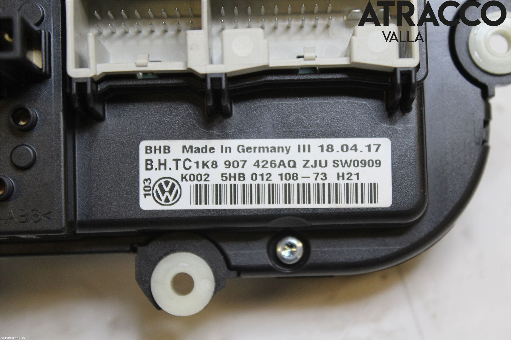 Volkswagen VW CADDY 16-20 Ac Styrenhet Ac Manöveren