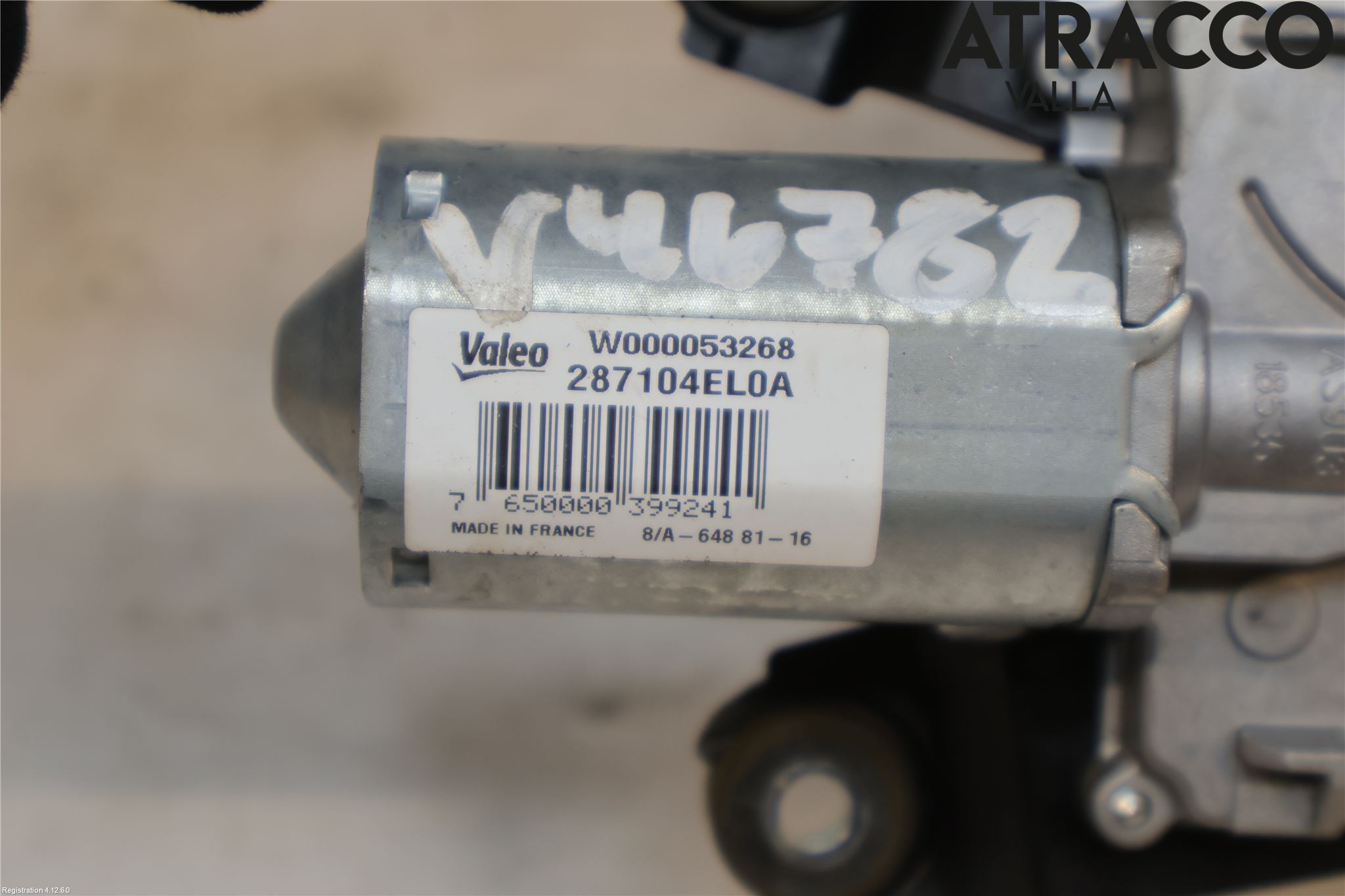 Nissan QASHQAI 14-17 Torkarmotor Baklucka