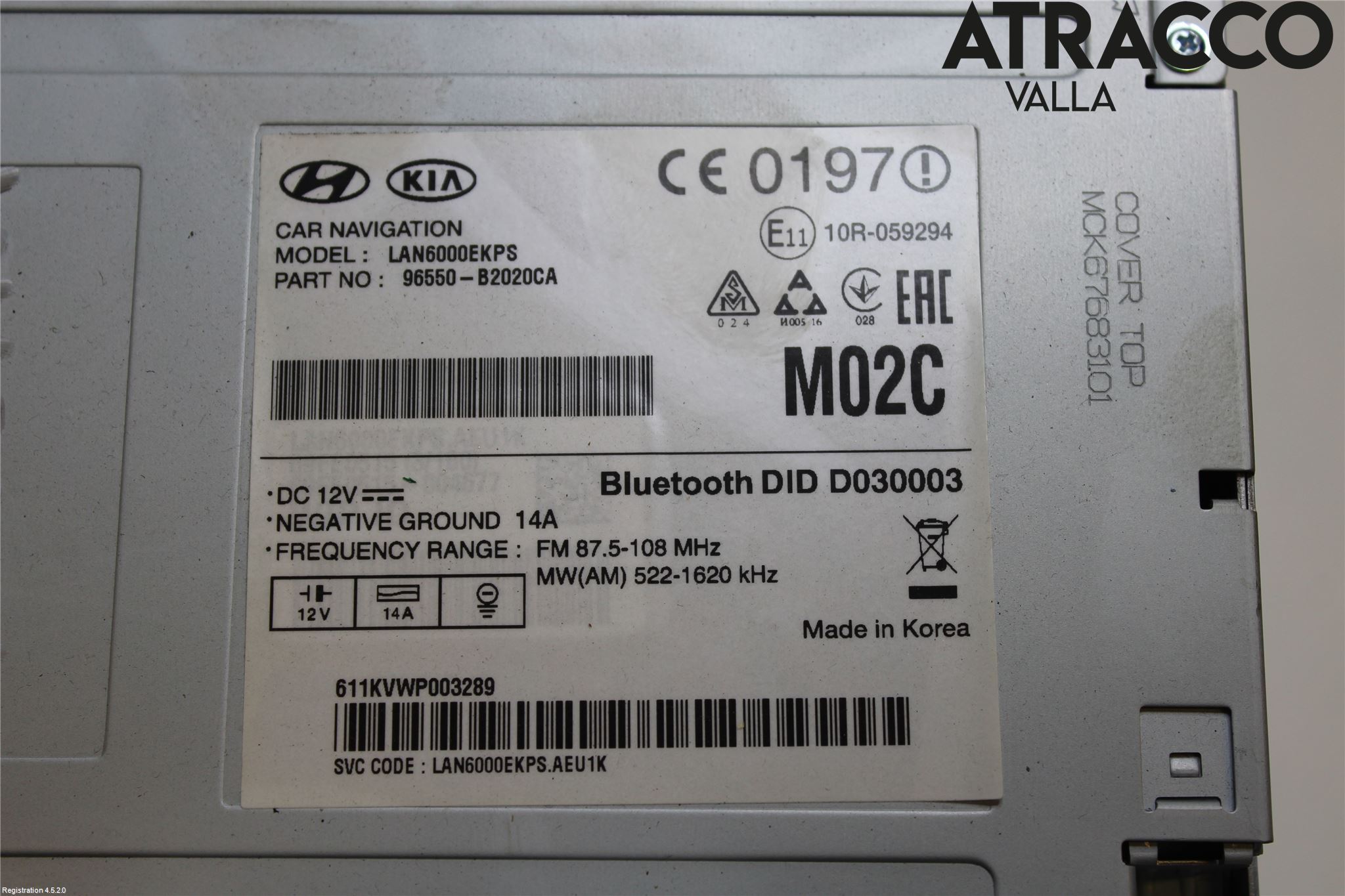 Kia SOUL 09- Cd Radio - Multimediapanel