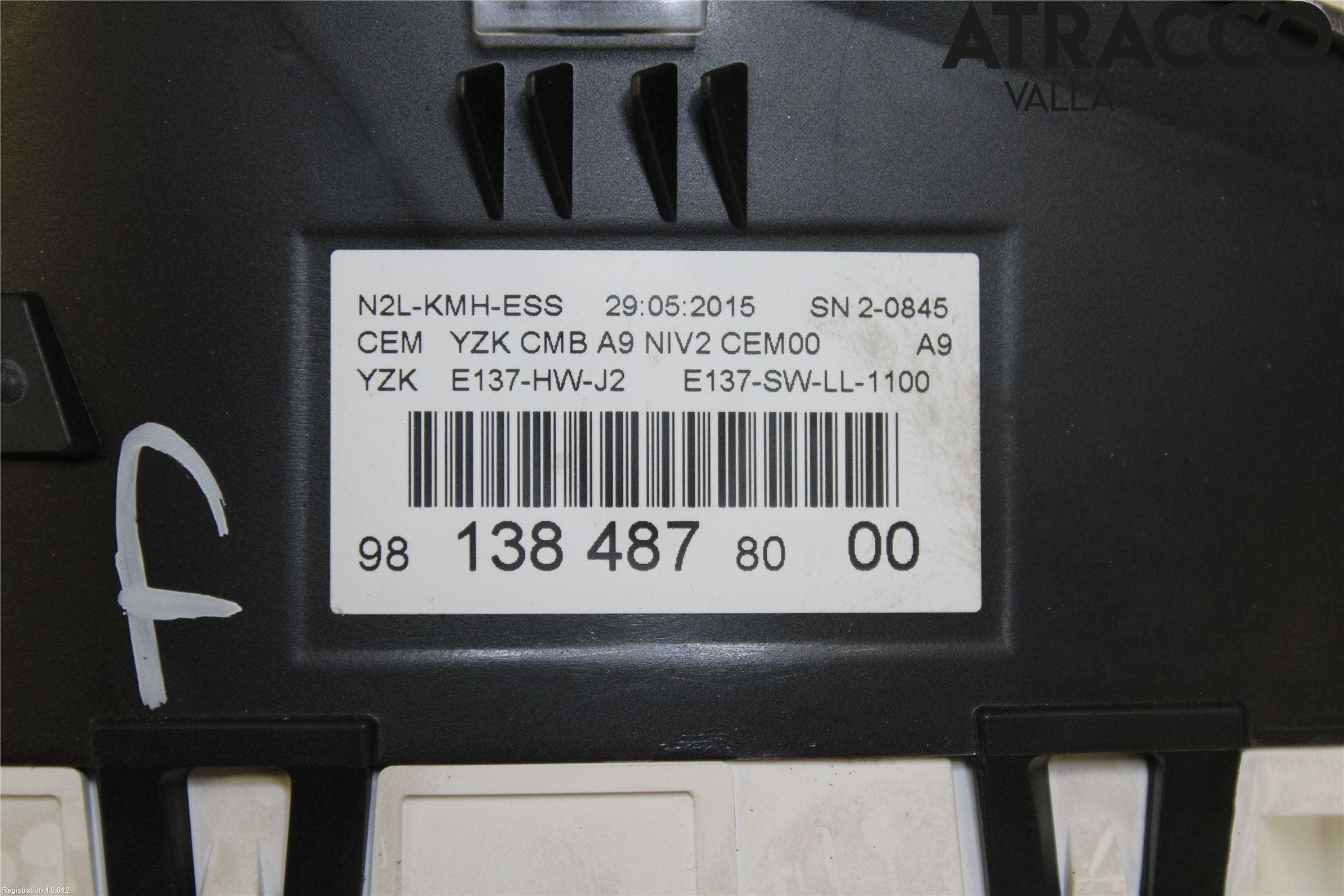 Peugeot 208 12-15 Instrument Komb