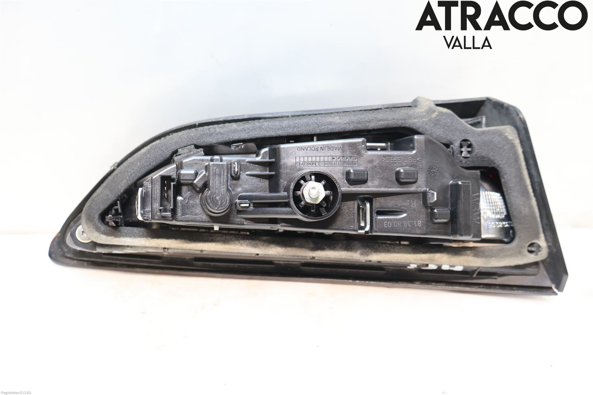 Opel ASTRA K 16-22 Bakljus Lucka Hö