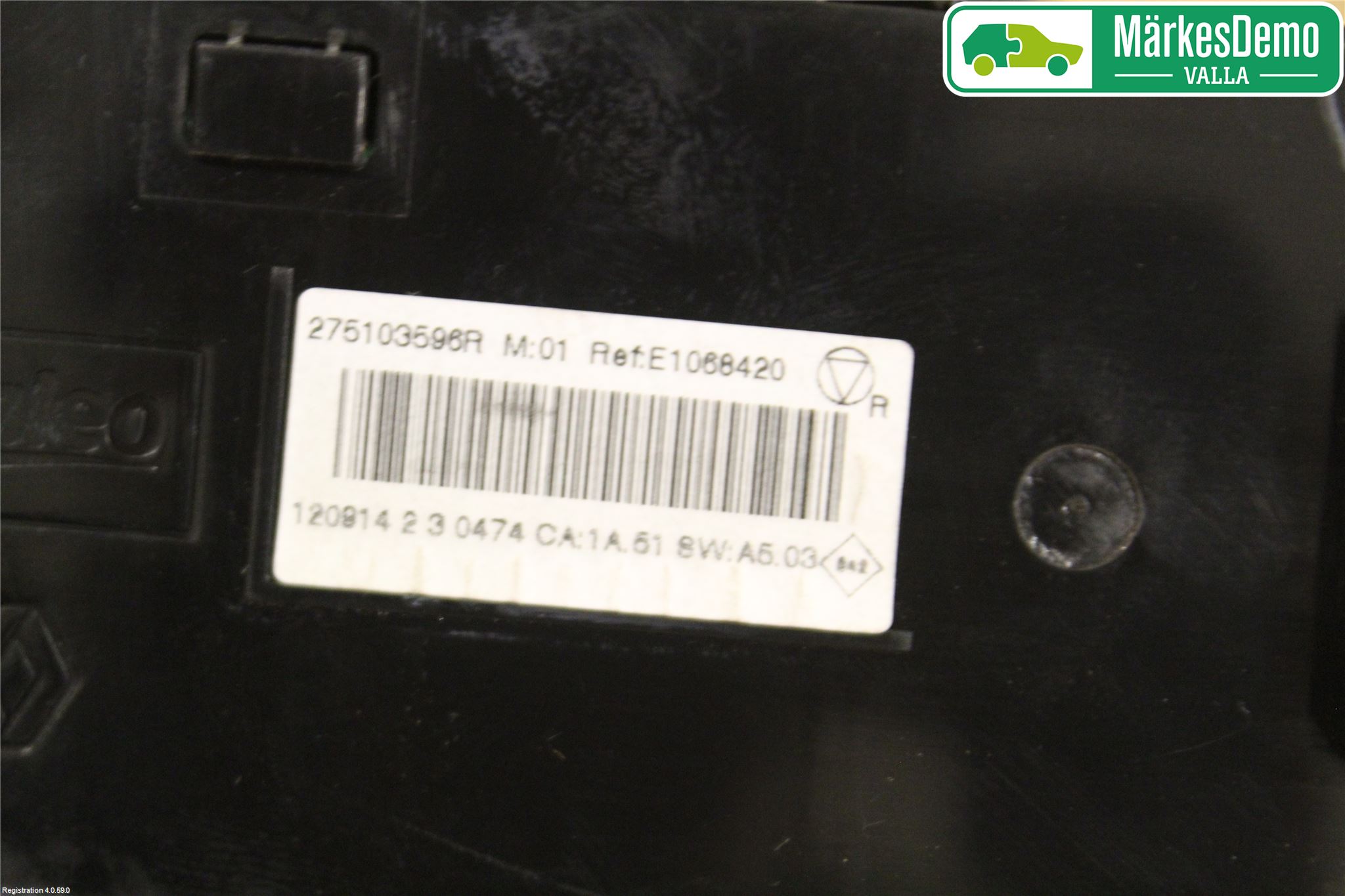 Renault MEGANE III 09-15 Ac Styrenhet Ac Manöveren