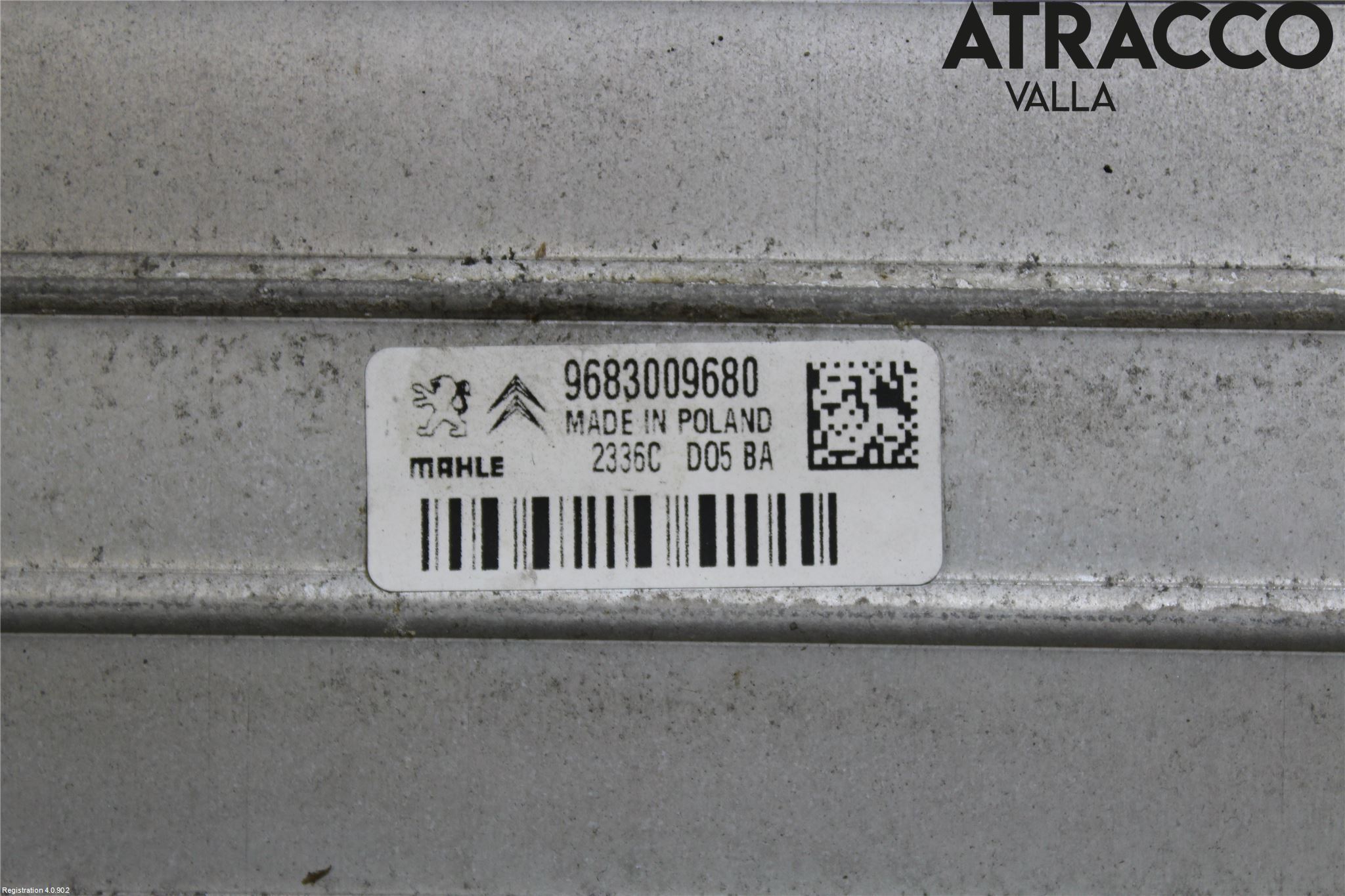 Citroen C5 08-17 Laddluft-Intercooler Kyl