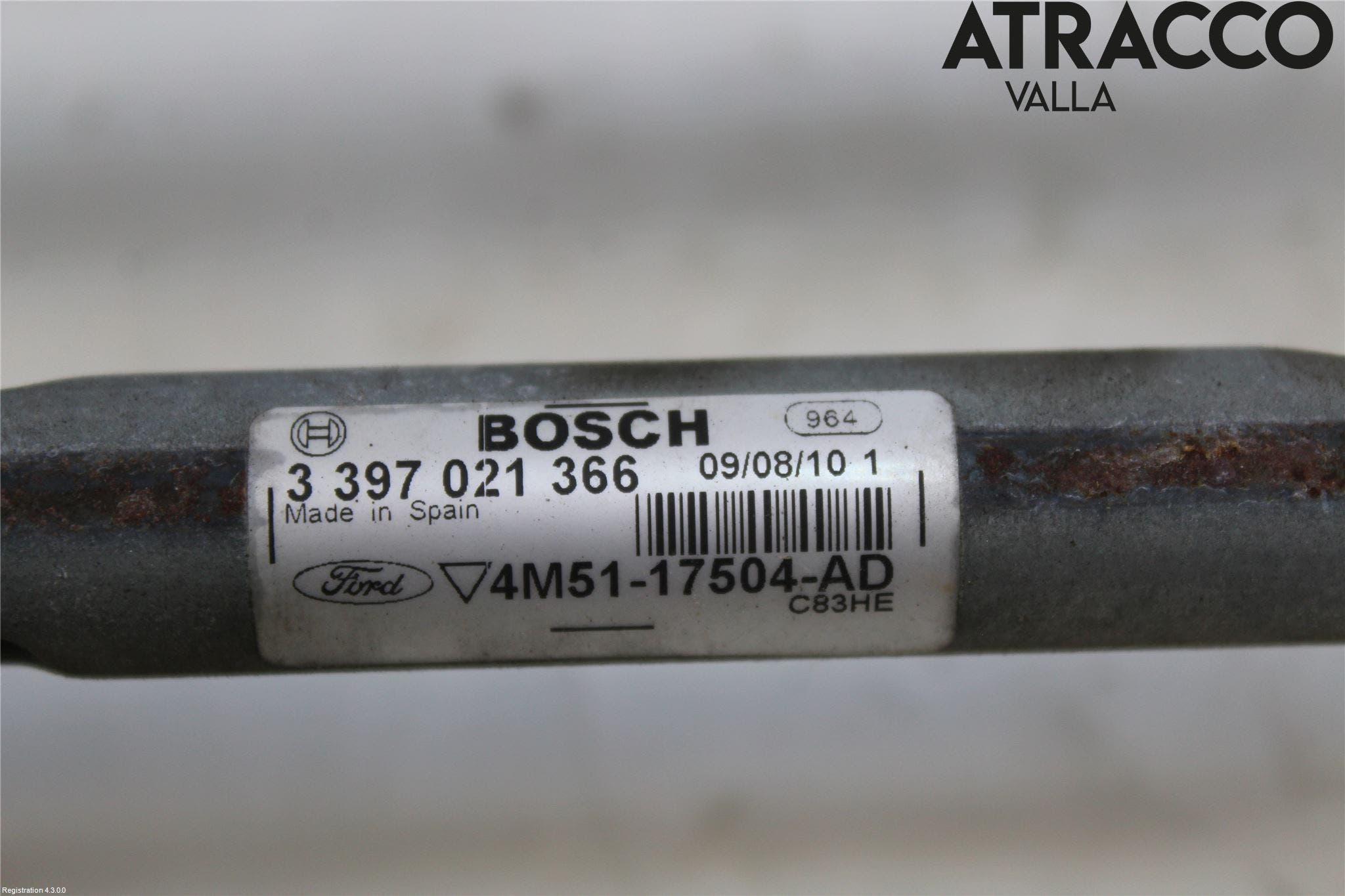 Ford FOCUS 08-11 Torkarmekanism Vindruta