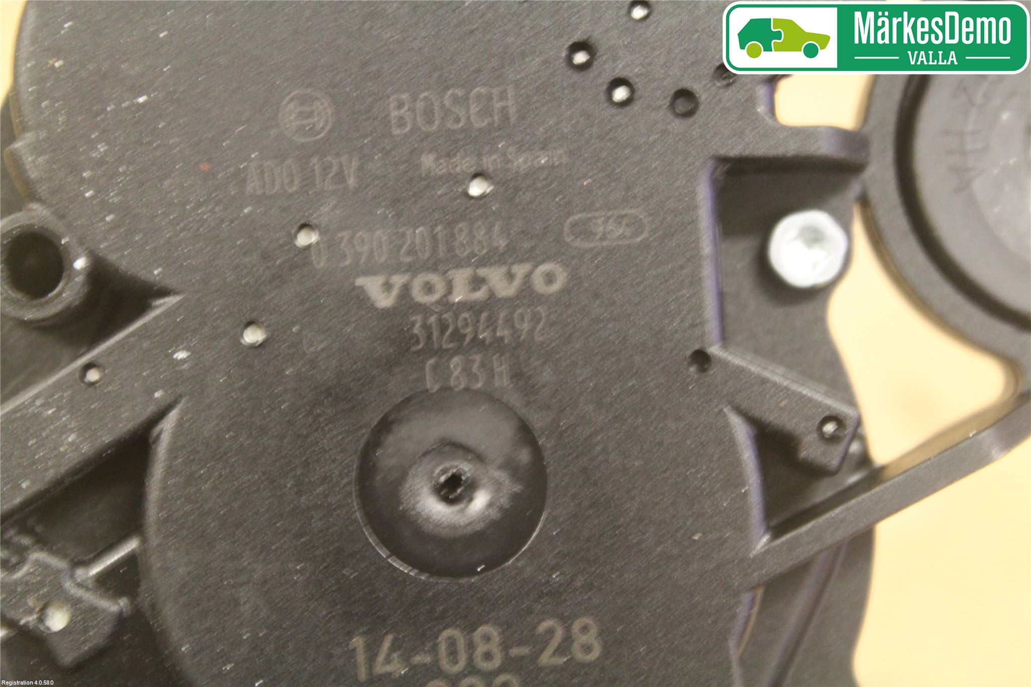 Volvo V40 12-19 Torkarmotor Baklucka