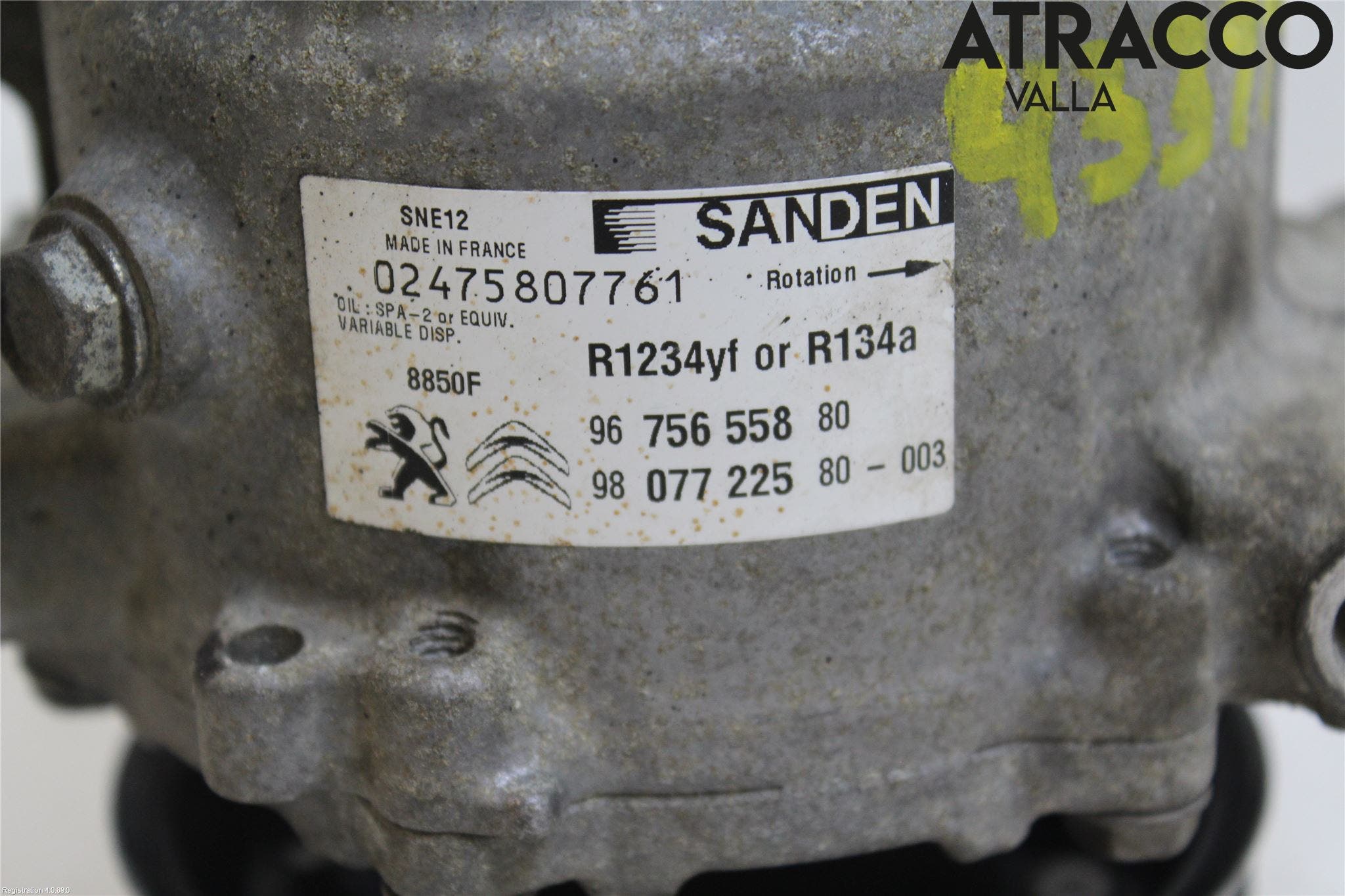 Peugeot PEUGOT 208 16-19 Ac Kompressor