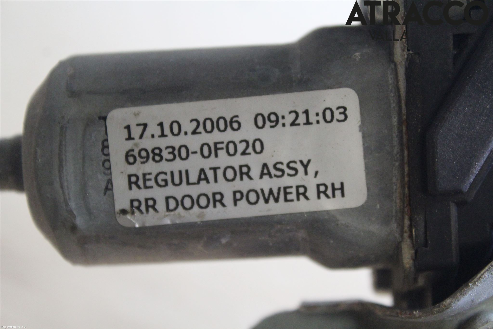 Toyota COROLLA VERSO 04-07 Fönsterhiss El Kompl