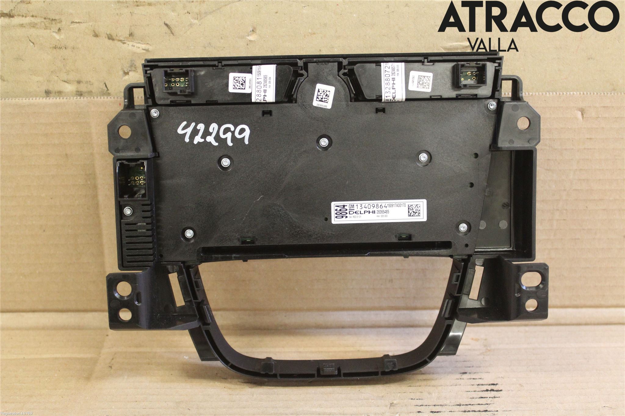 Opel MERIVA B 10-17 Spak-Rattreglage Radio