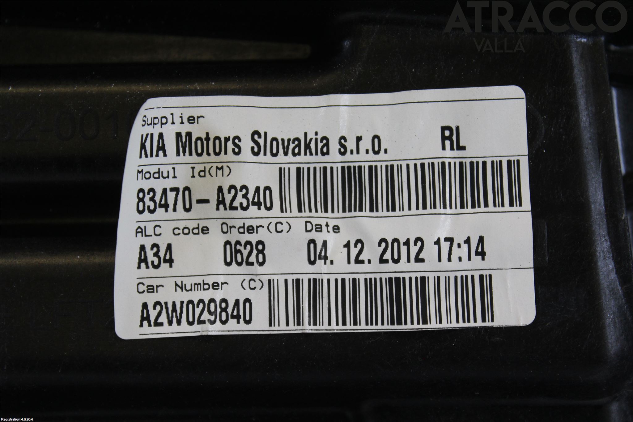 Kia CEED 12-18 Fönsterhiss El Kompl